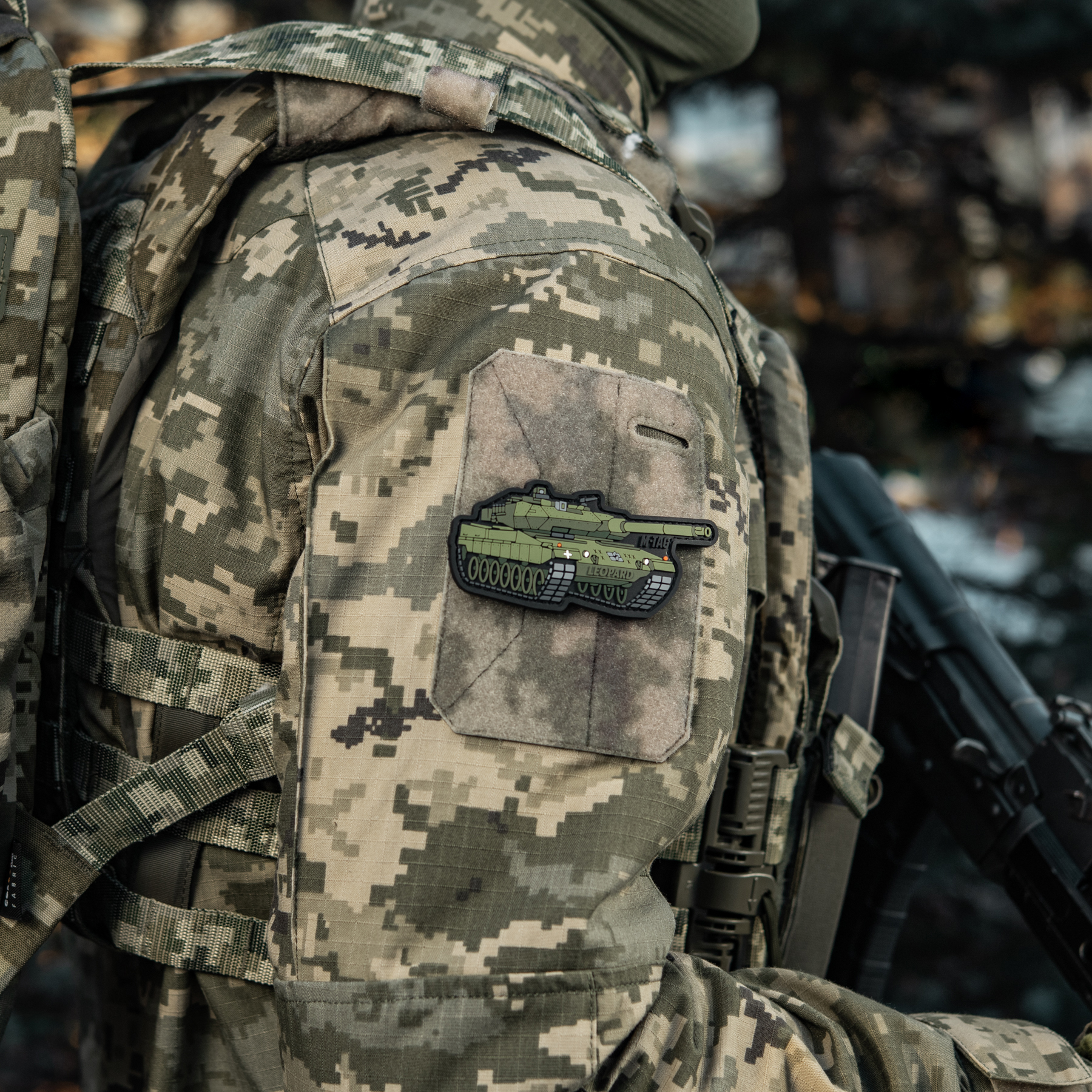 M-Tac нашивка LEOPARD 2 (PVC) Olive — 10