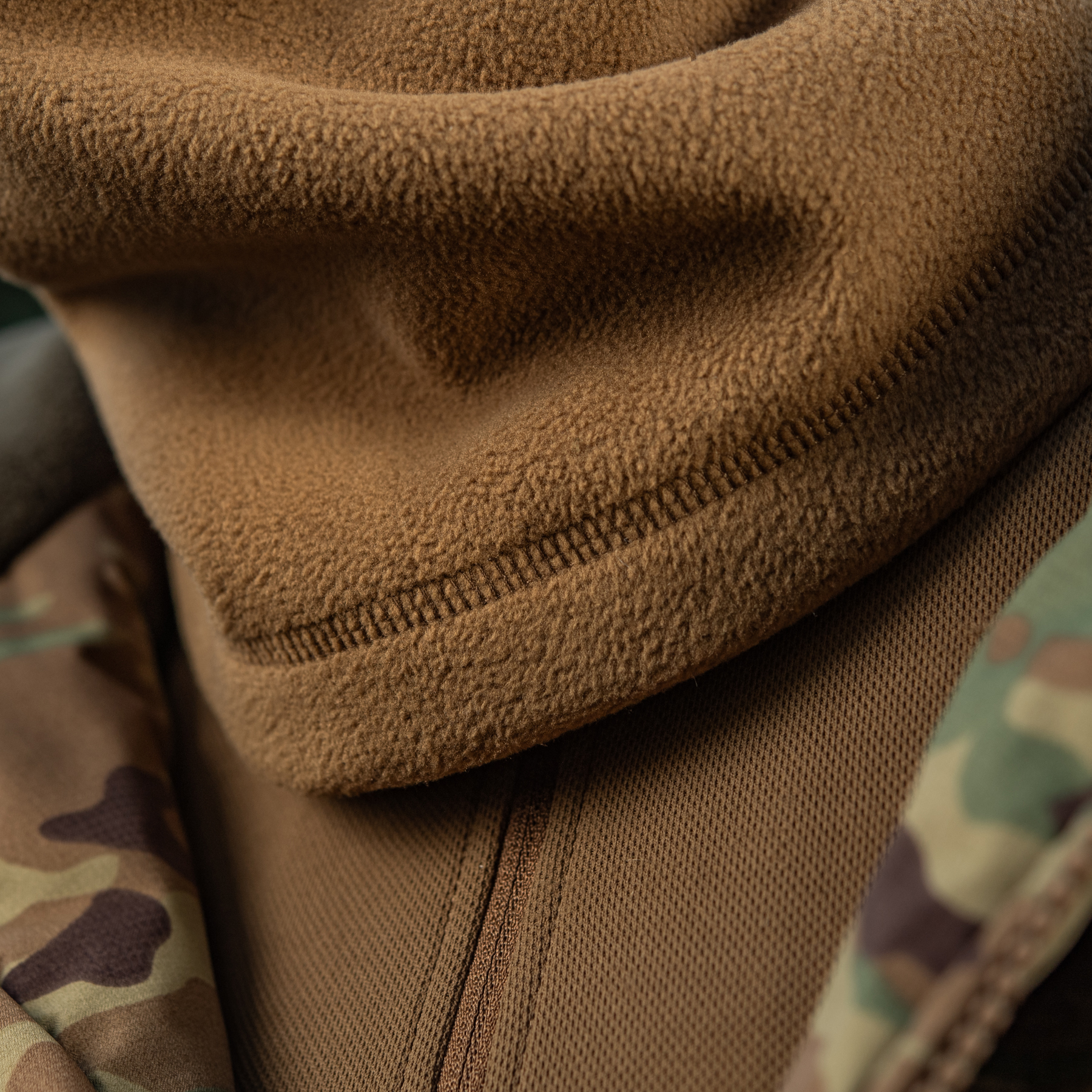 M-Tac шарф-труба Elite короткий с затяжкой флис (320г/м2) Coyote Brown — 8