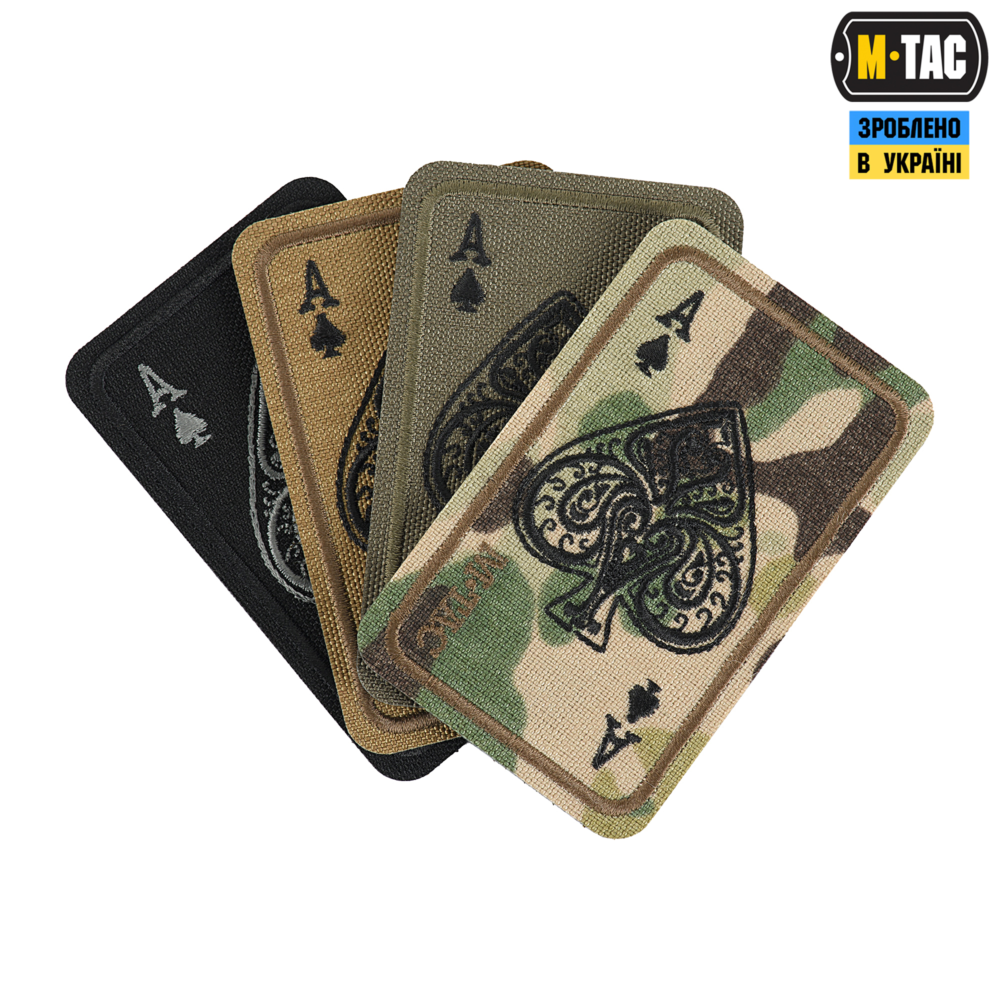 M-Tac нашивка Ace of Spades (вышивка) Multicam — 3