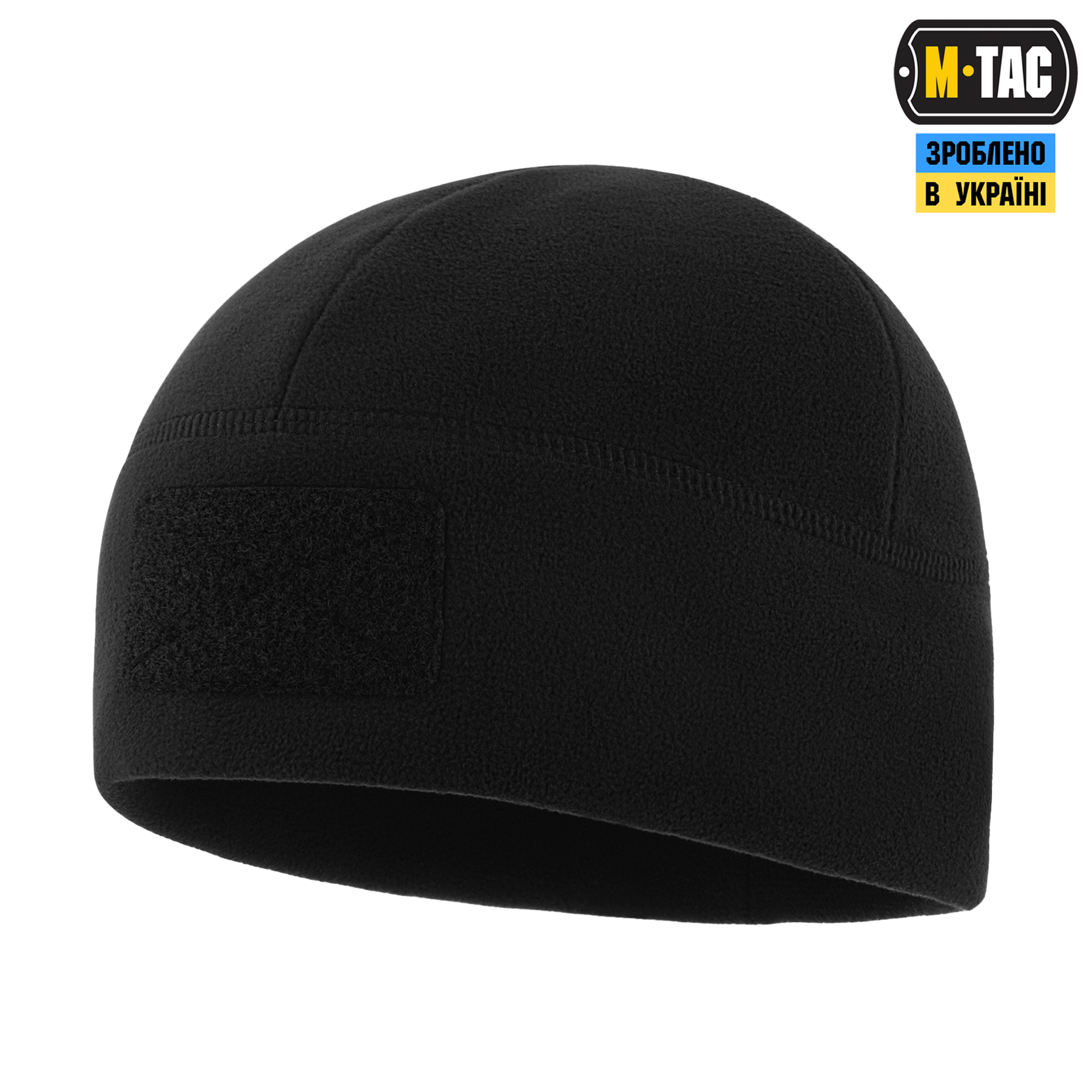 M-Tac шапка Watch Cap Elite флис (320г/м2) с липучкой Black — 6