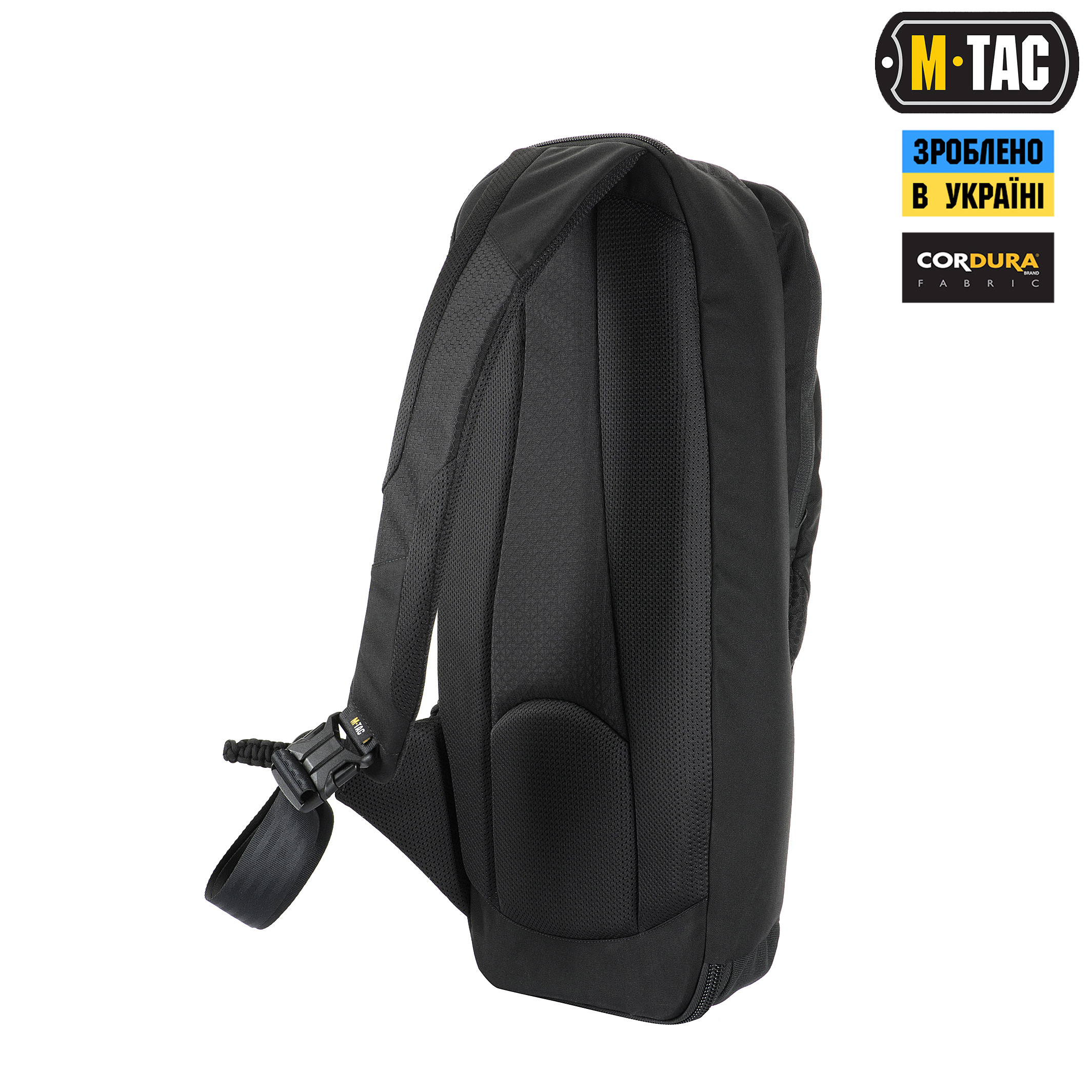 M-Tac рюкзак однолямочный Agent Elite Hex Black — 5