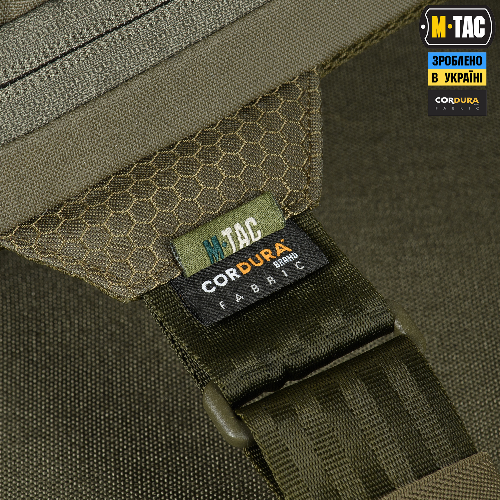 M-Tac сумка Sling Pistol Bag Elite Hex с липучкой Ranger Green — 7