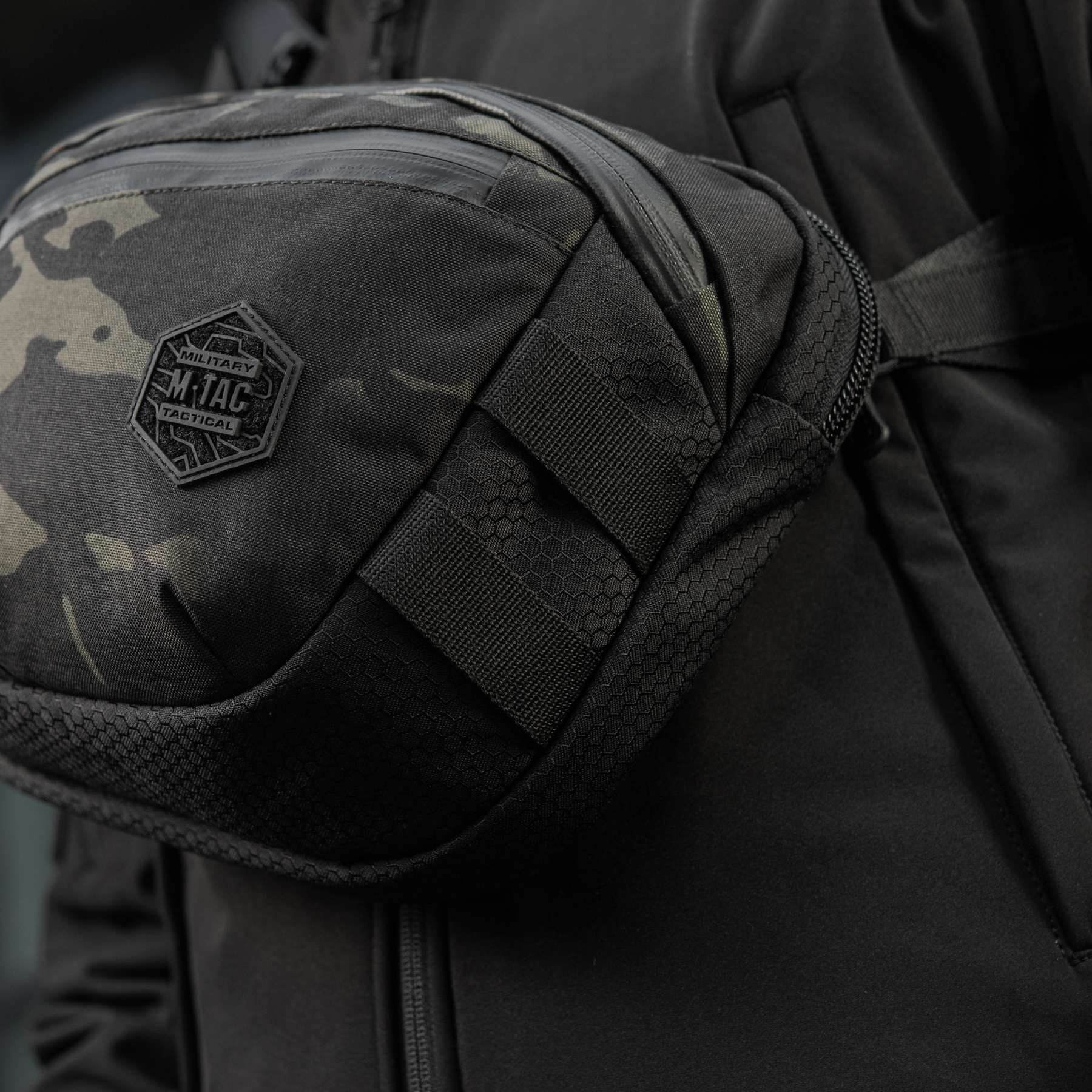 M-Tac сумка Sphaera Hex Hardsling Bag Large Elite Multicam Black/Black — 19