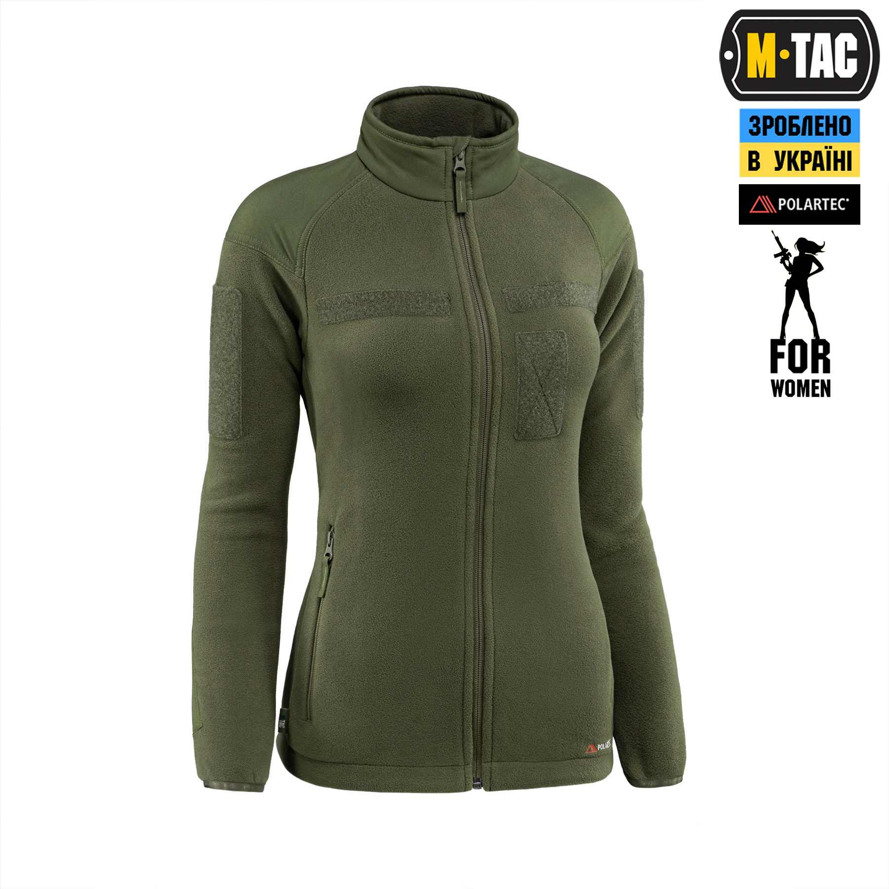M-Tac куртка Combat Fleece Polartec Jacket Lady Army Olive — 4