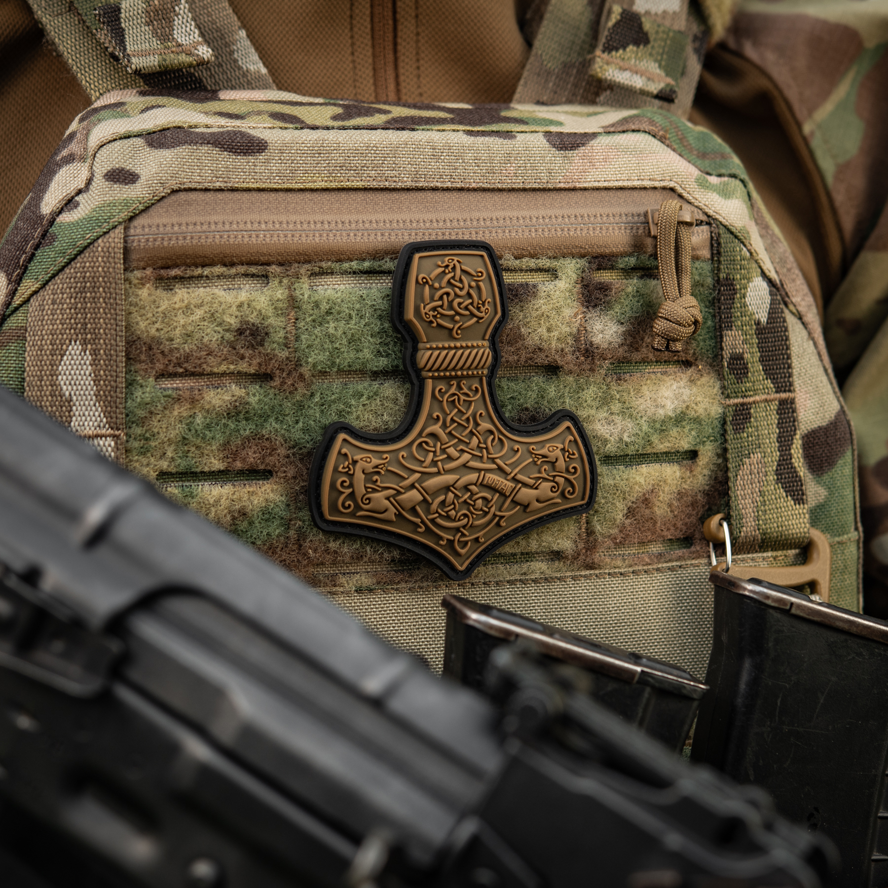 M-Tac нашивка Mjölnir Large PVC Coyote — 9