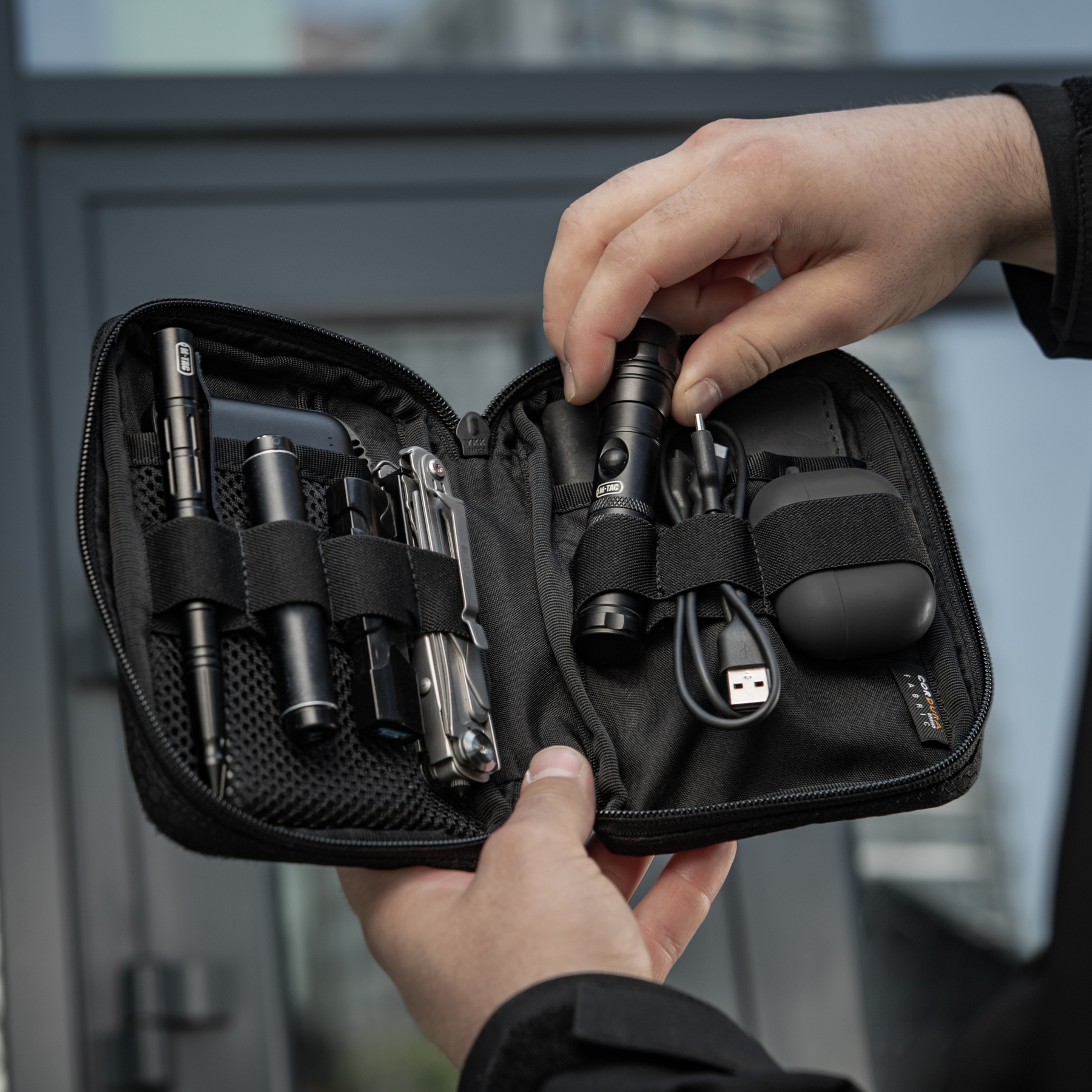 M-Tac EDC Pocket HEX Elite Black — 28