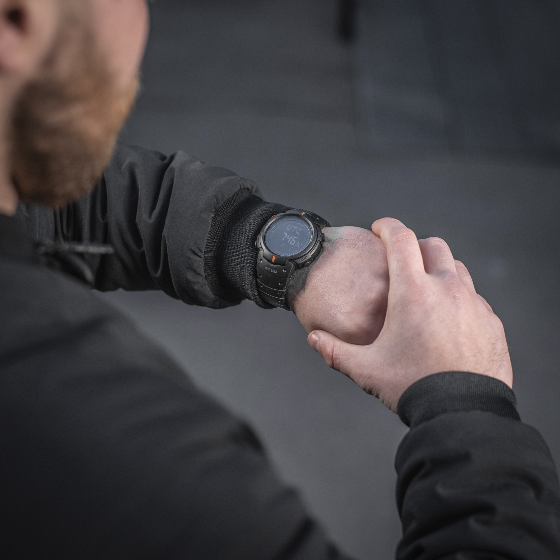 M-Tac часы тактические с компасом Black — 17
