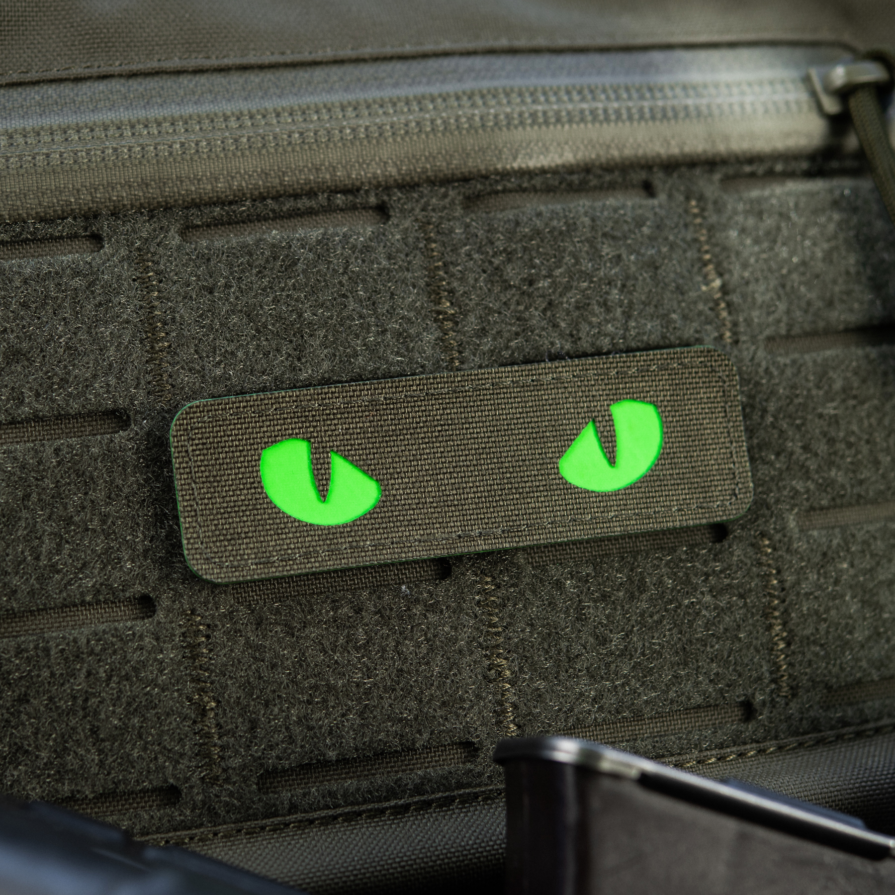 M-Tac нашивка Cat Eyes Laser Cut Ranger Green/Green/GID — 9