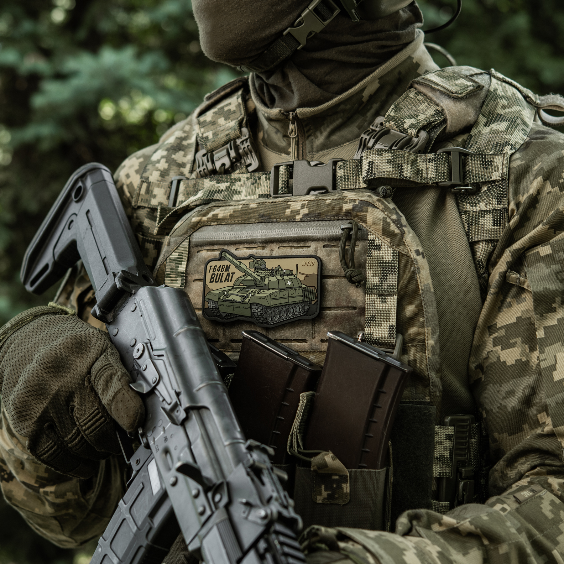 M-Tac нашивка Т-64 Булат (PVC) — 3