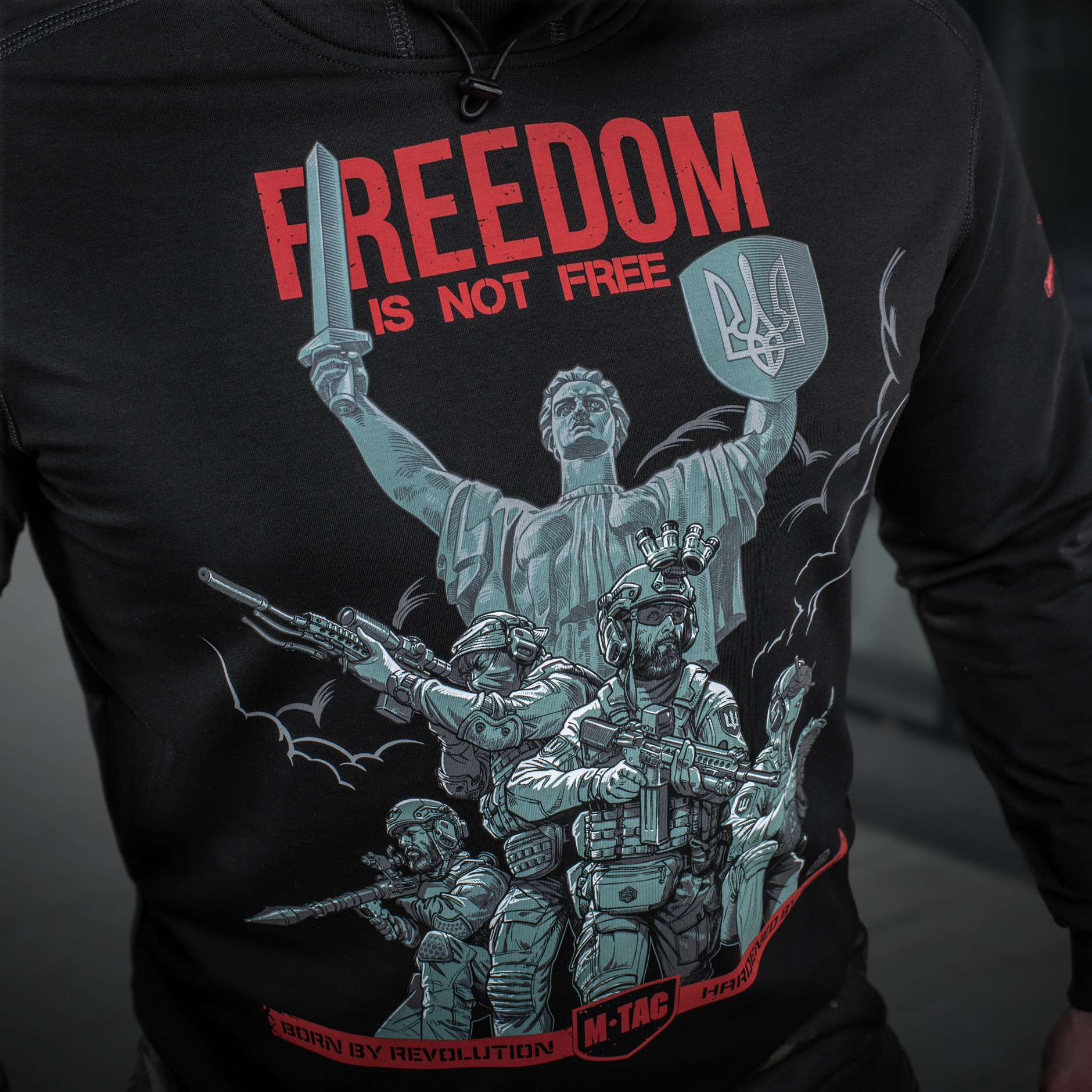 M-Tac кофта Hoodie Freedom Black — 16