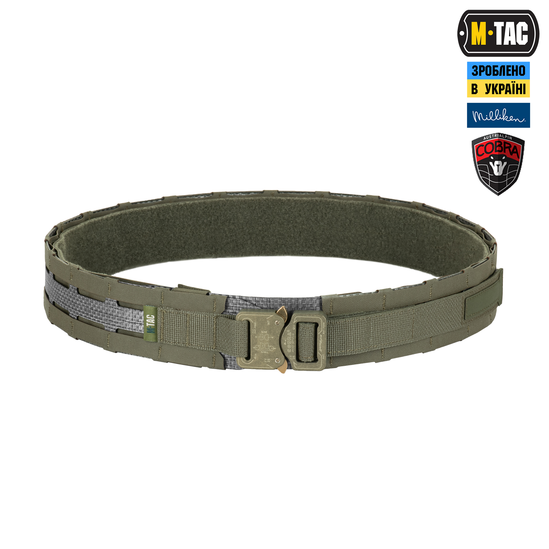 M-Tac ремень Tiger Belt Cobra Buckle Ranger Green — 2