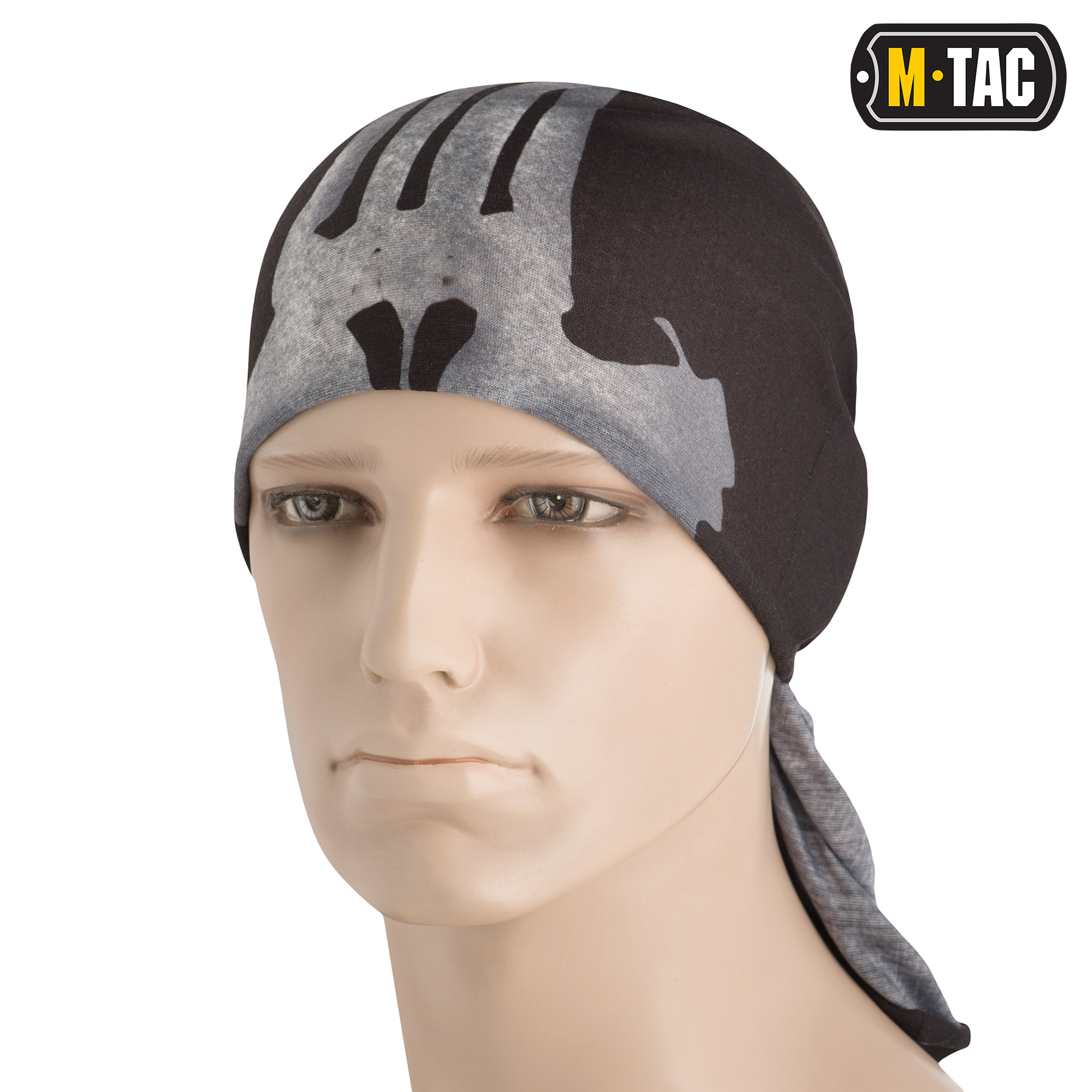 M-Tac шарф-труба облегченный Punisher Black — 6