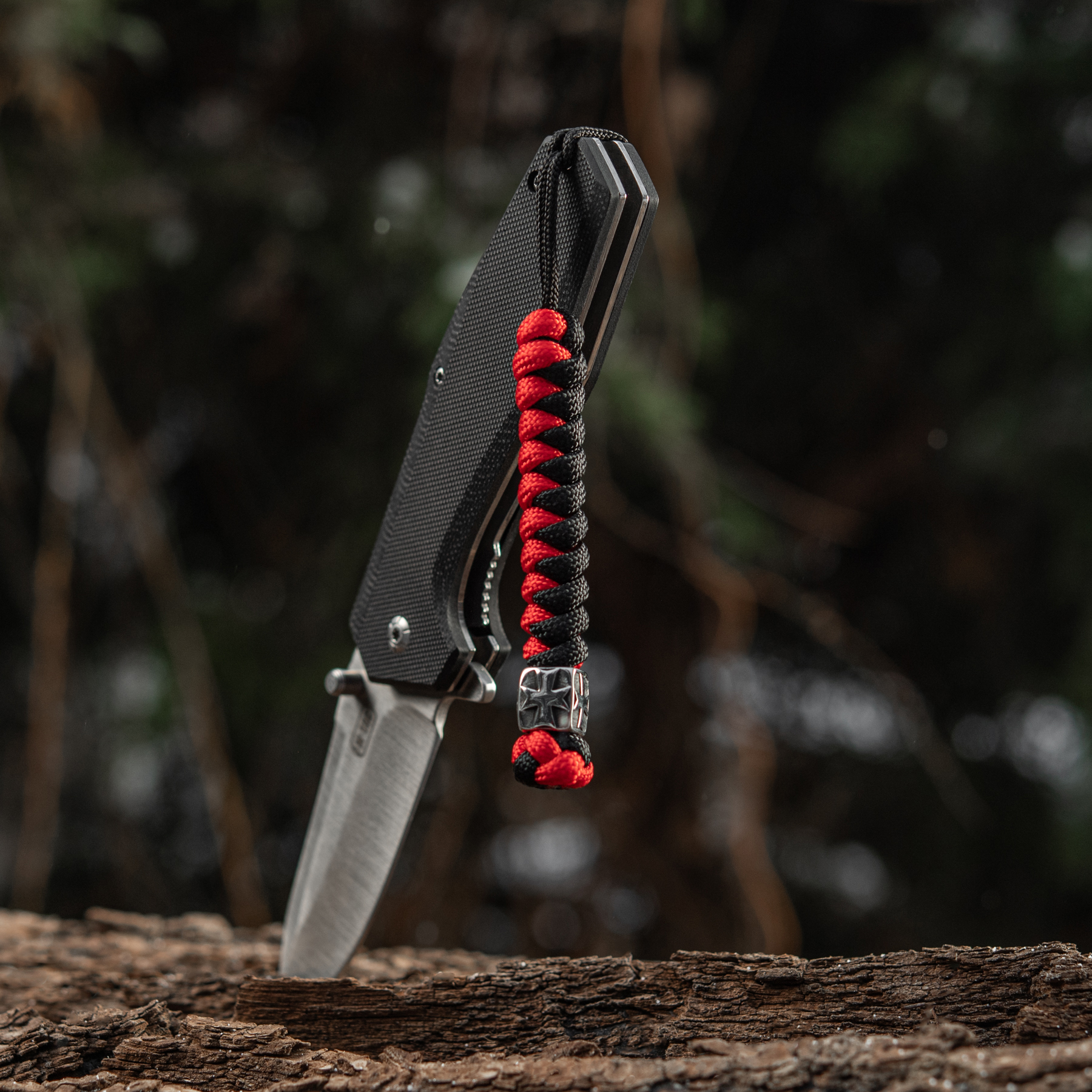 M-Tac темляк Viper Козацкий Крест Steel Black&Red — 5
