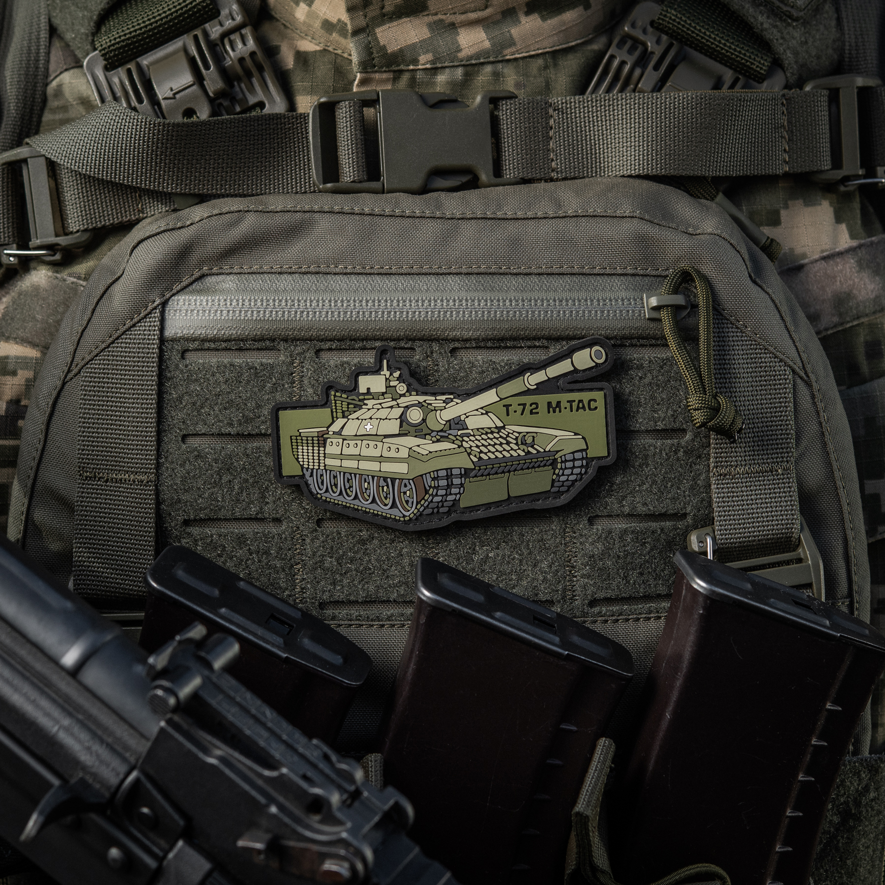 M-Tac нашивка T-72 (PVC) — 4