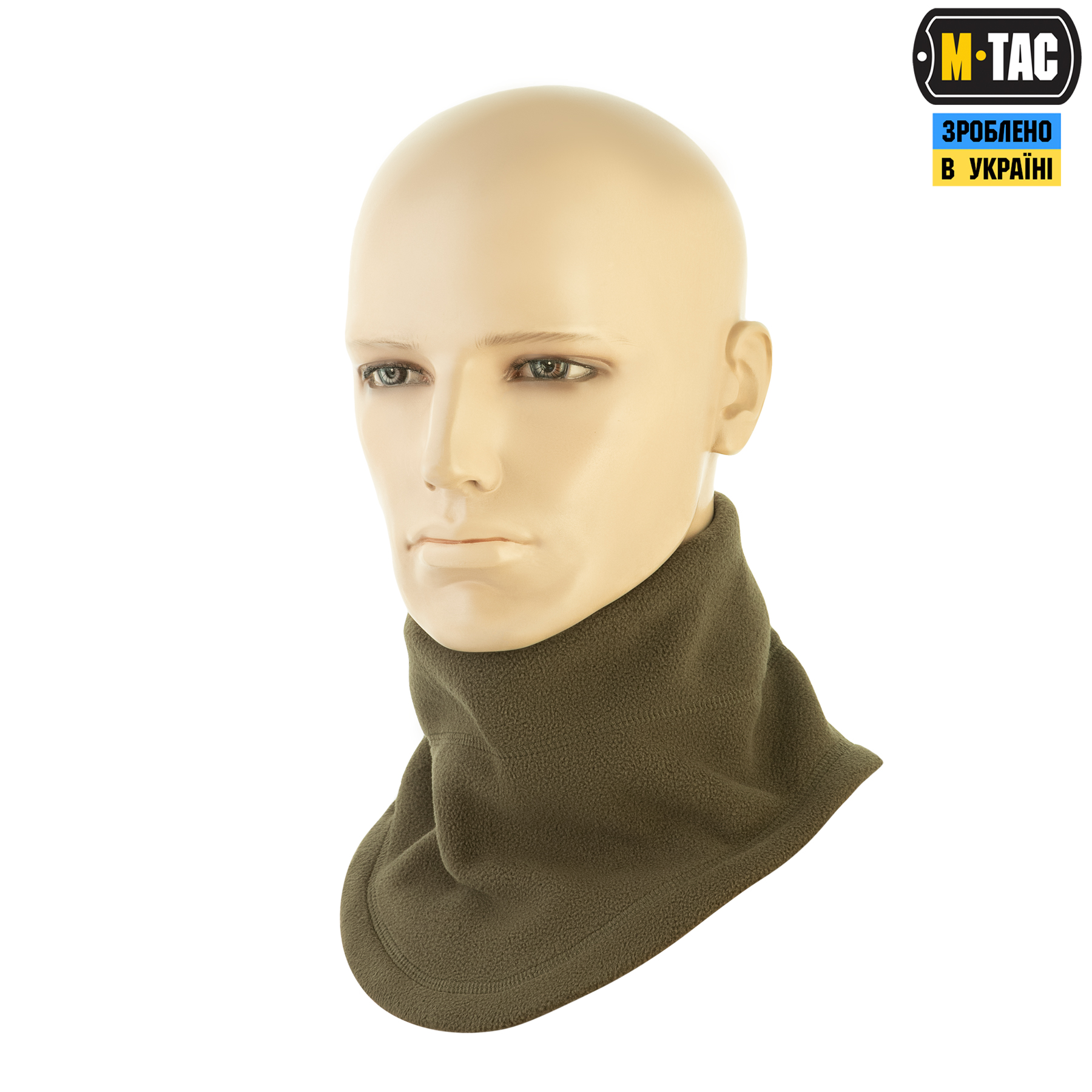 M-Tac шарф-труба анатомический с затяжкой Elite флис (320г/м2) Dark Olive — 3