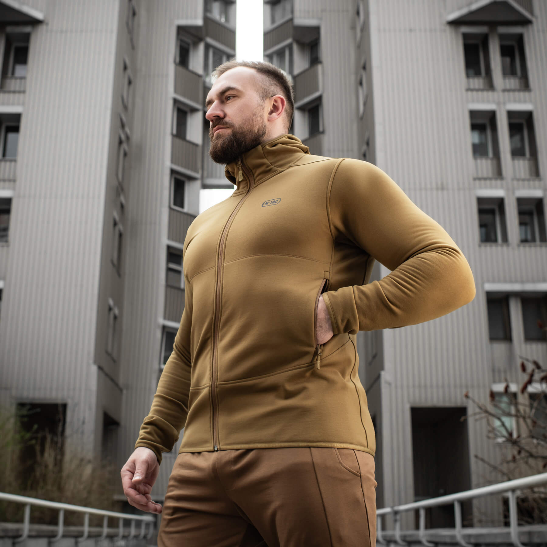 M-Tac кофта Shadow Fleece Polartec Coyote — 19