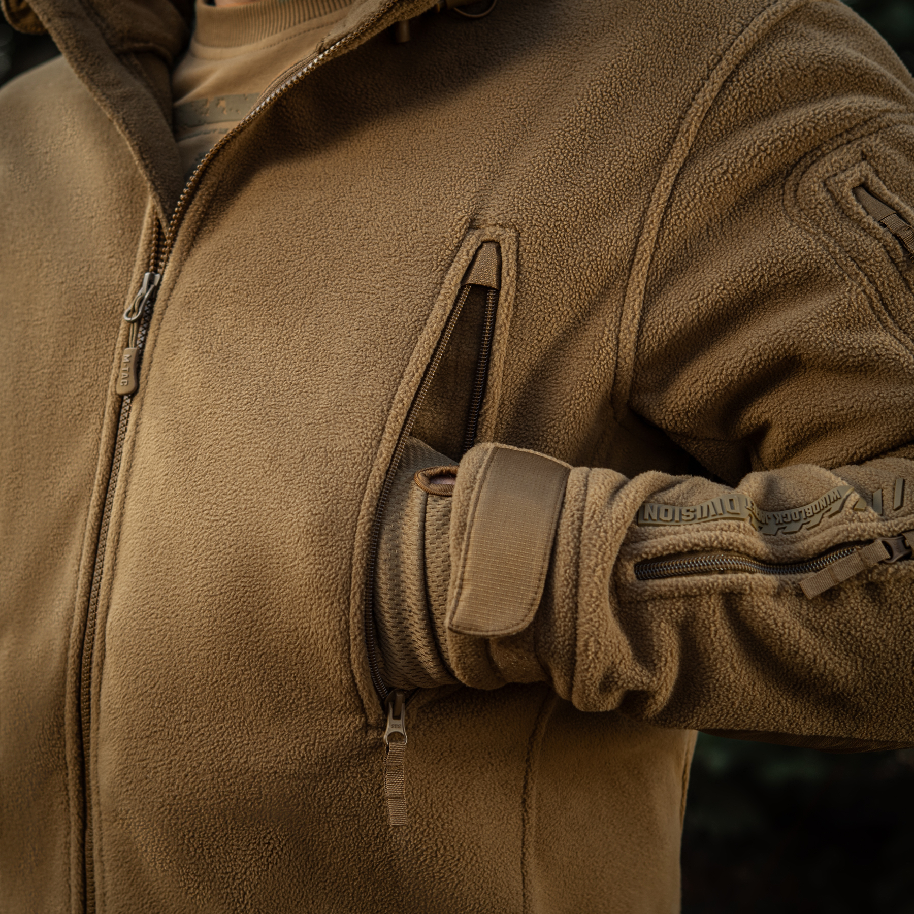 M-Tac куртка флисовая Windblock Division Gen.II Coyote Brown — 16