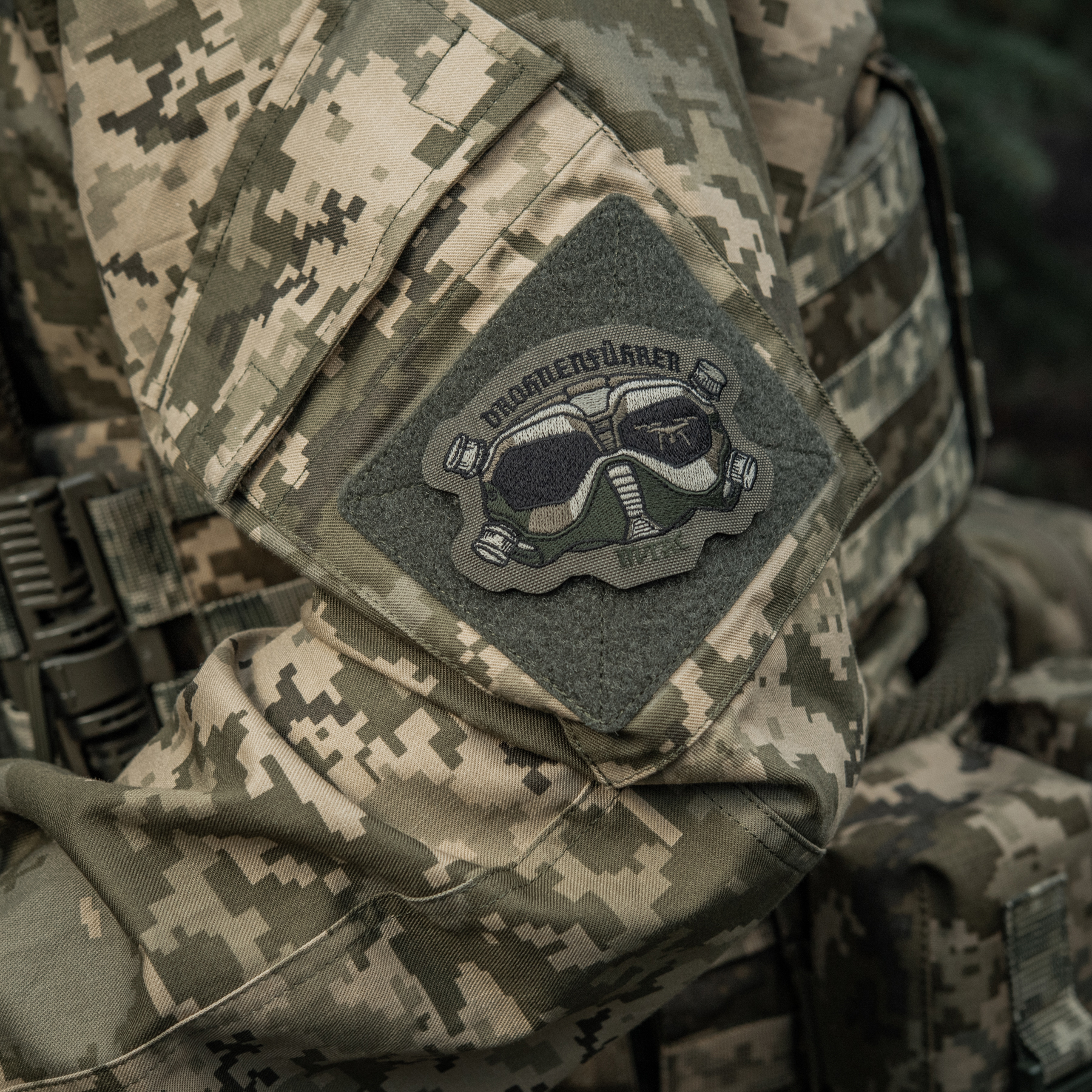 M-Tac нашивка Drohnenführer (вышивка) Ranger Green — 10