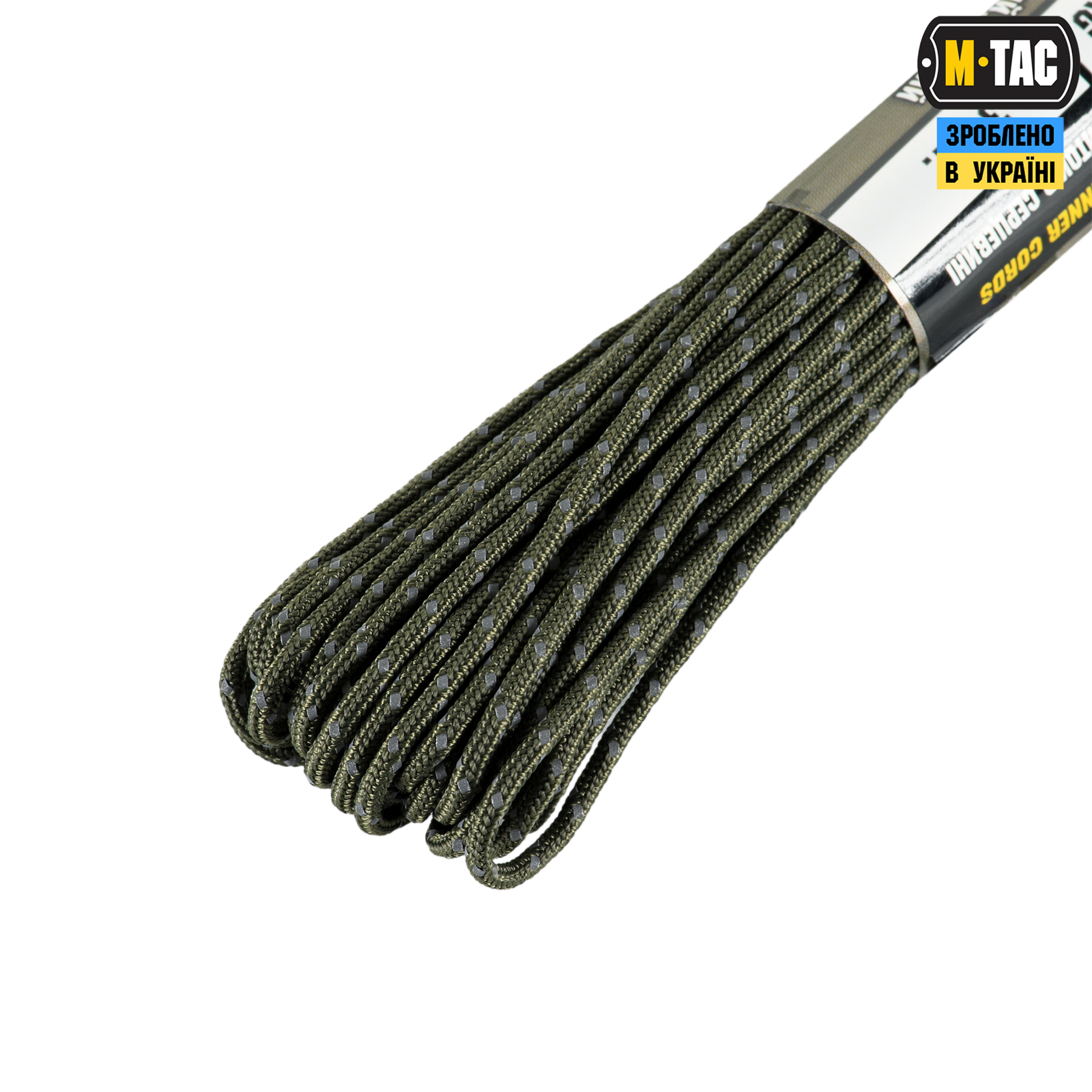 M-Tac паракорд Minicord Mil-Spec 15m Ranger Green Reflective — 4
