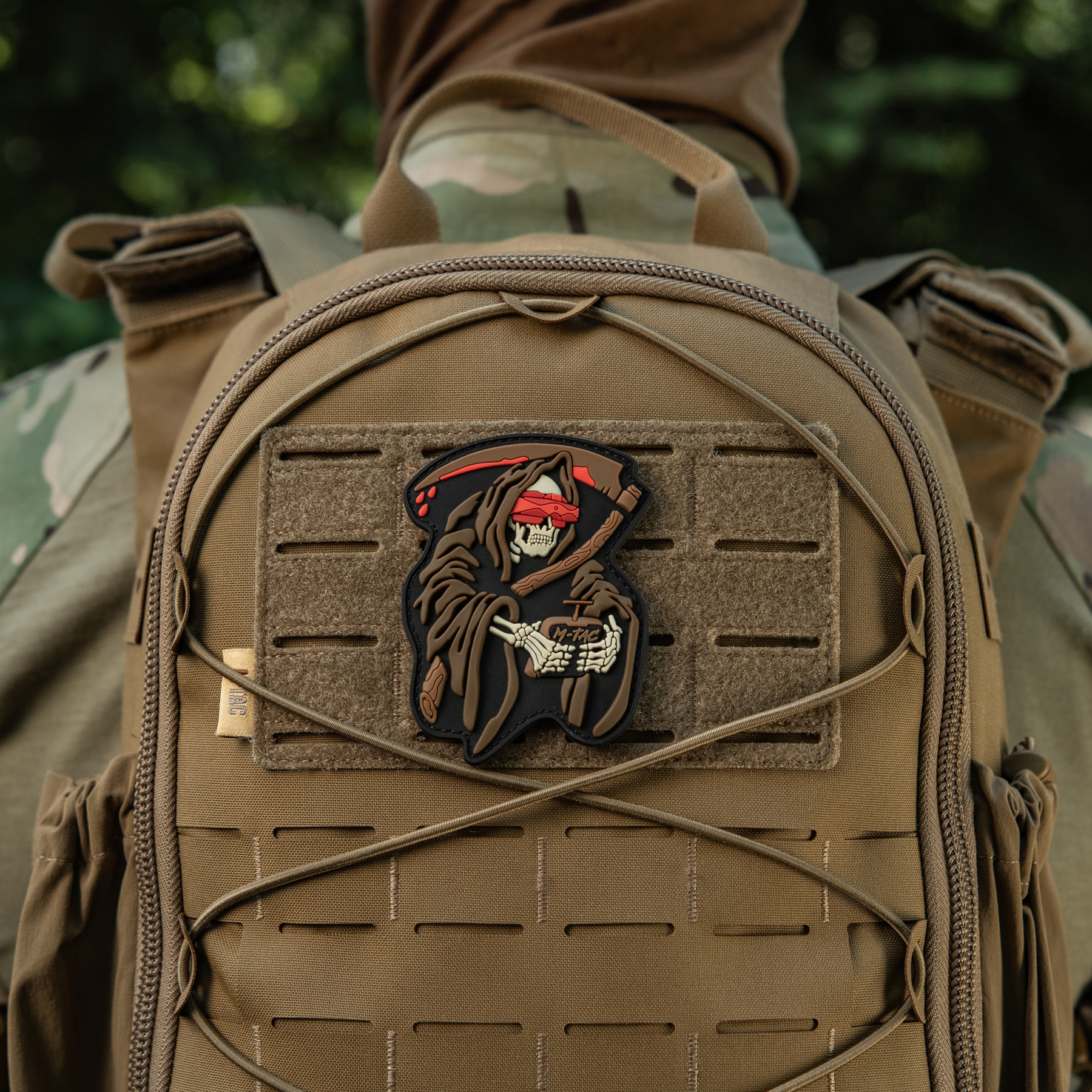 M-Tac нашивка FPV Operator PVC Black/Coyote — 16