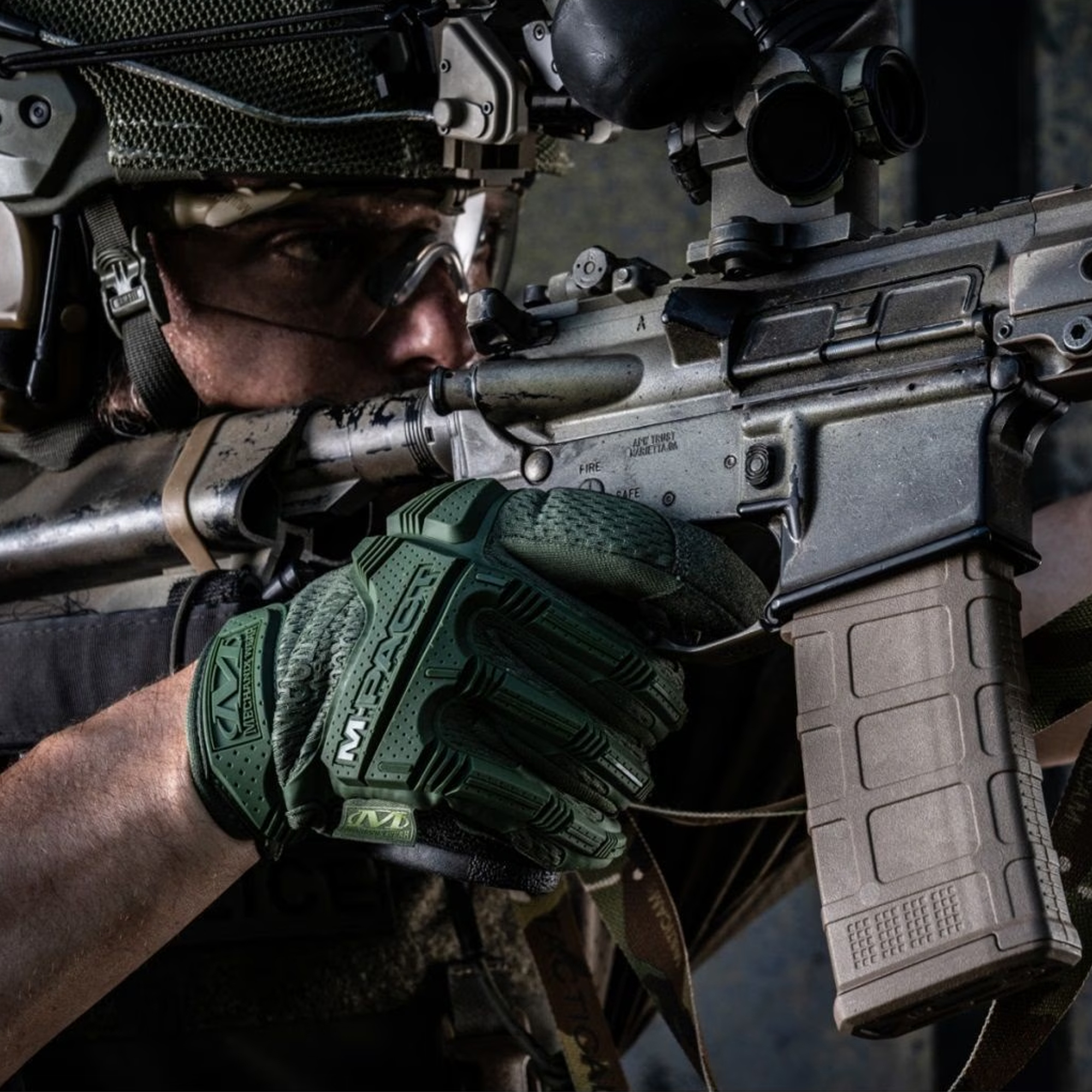 Mechanix M-Pact Gloves Olive Drab — 4