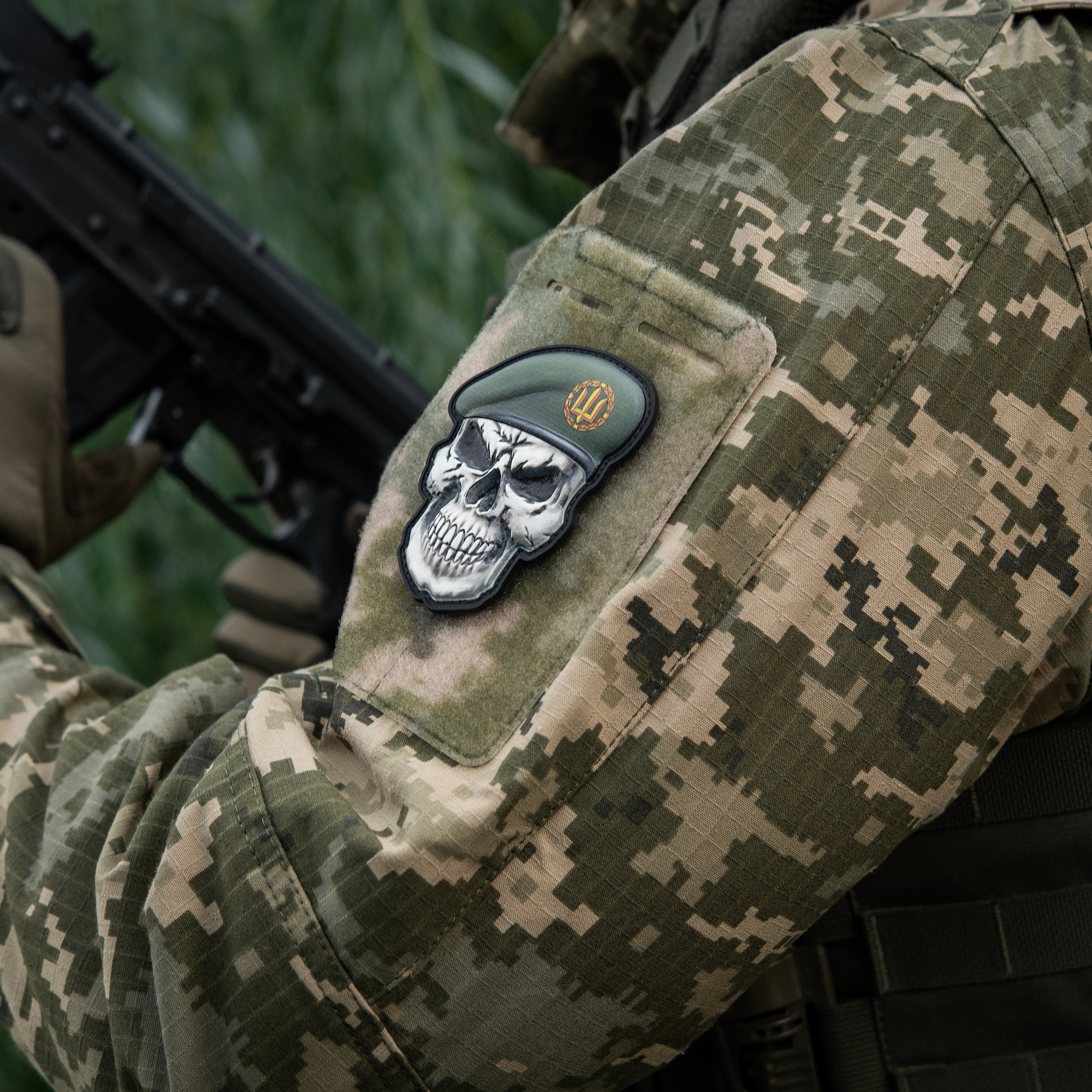 Нашивка Череп у береті (загальний Сухопутних військ) — 7