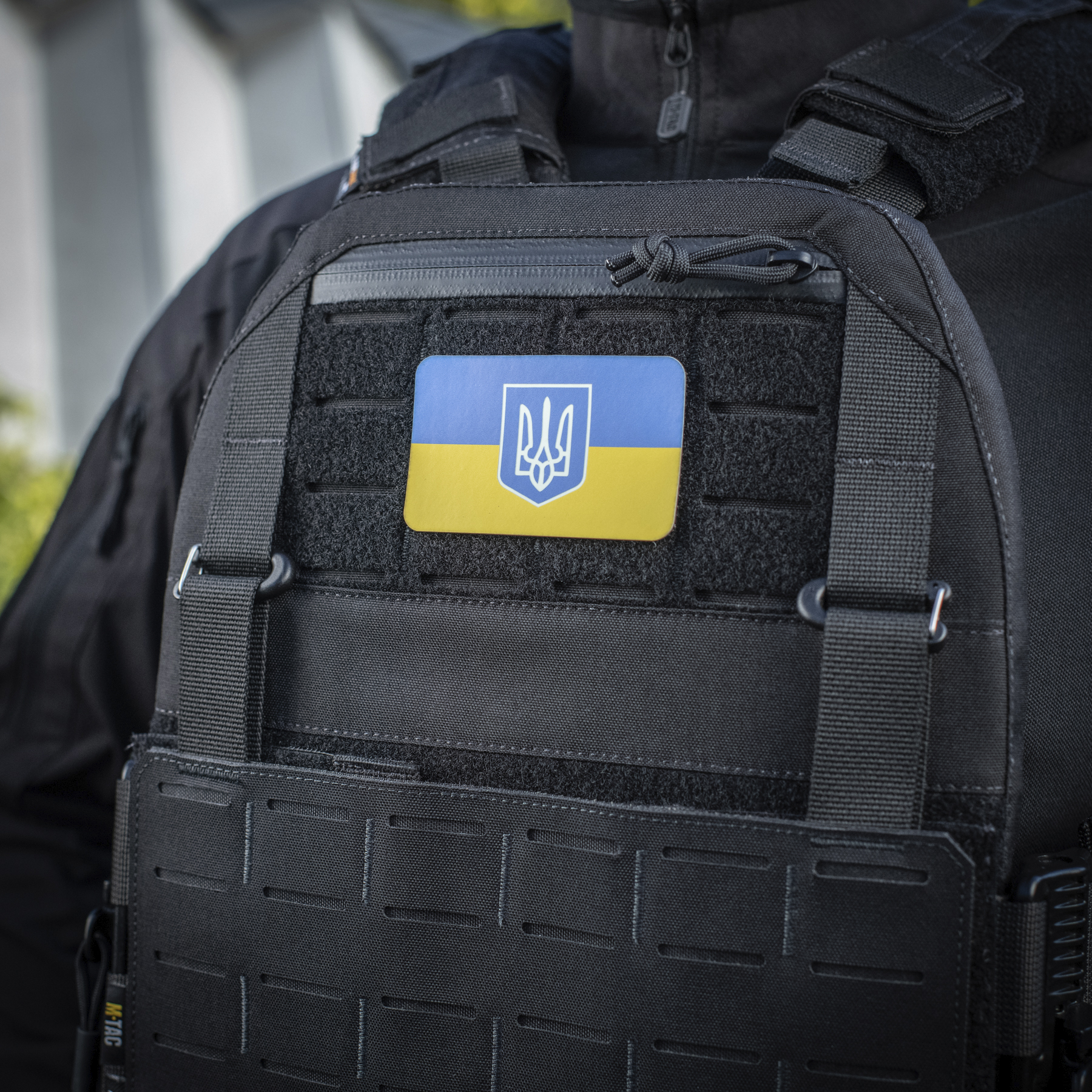 M-Tac нашивка флаг Украины с гербом (80х50 мм) Full Color/GID — 8