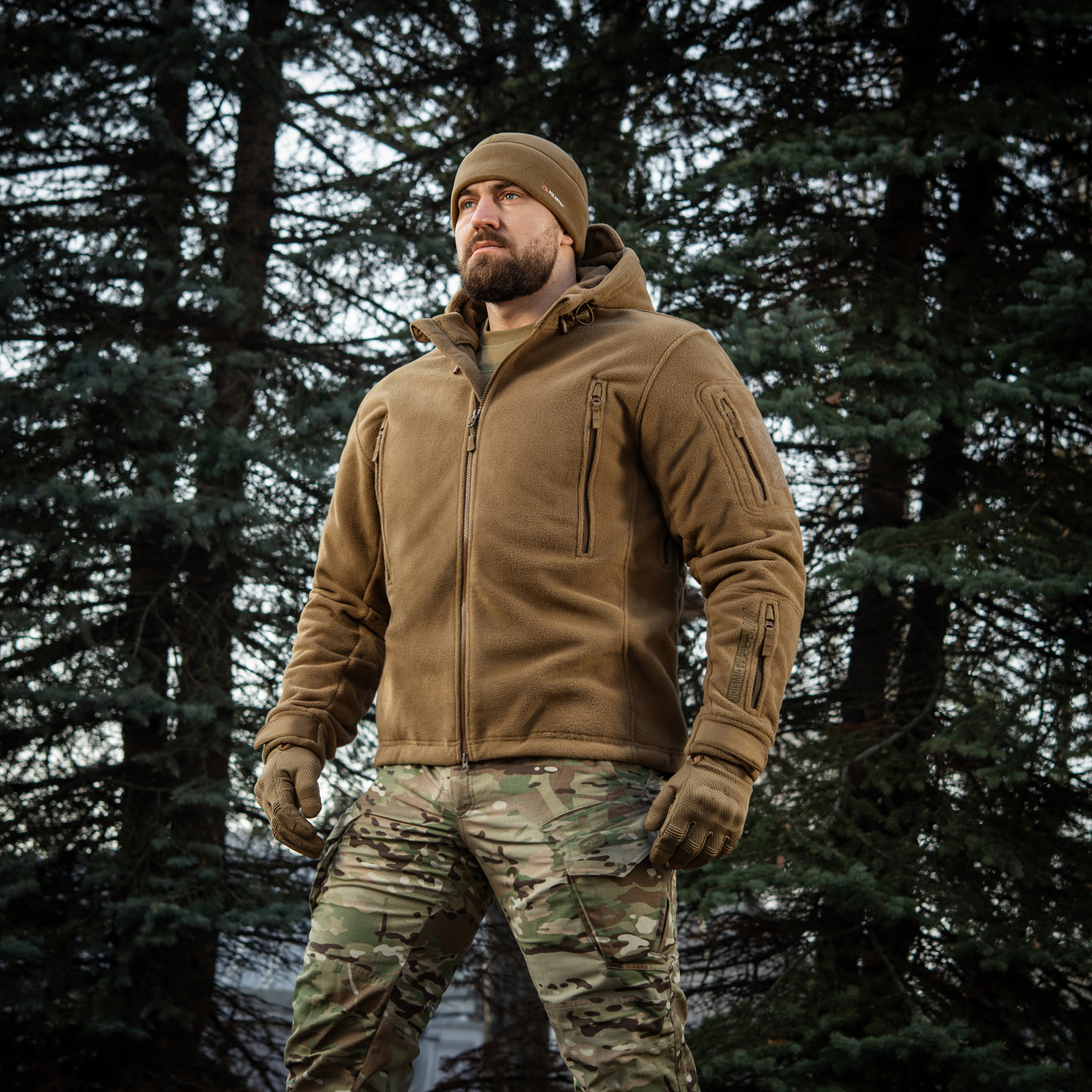 M-Tac куртка флисовая Windblock Division Gen.II Coyote Brown — 13