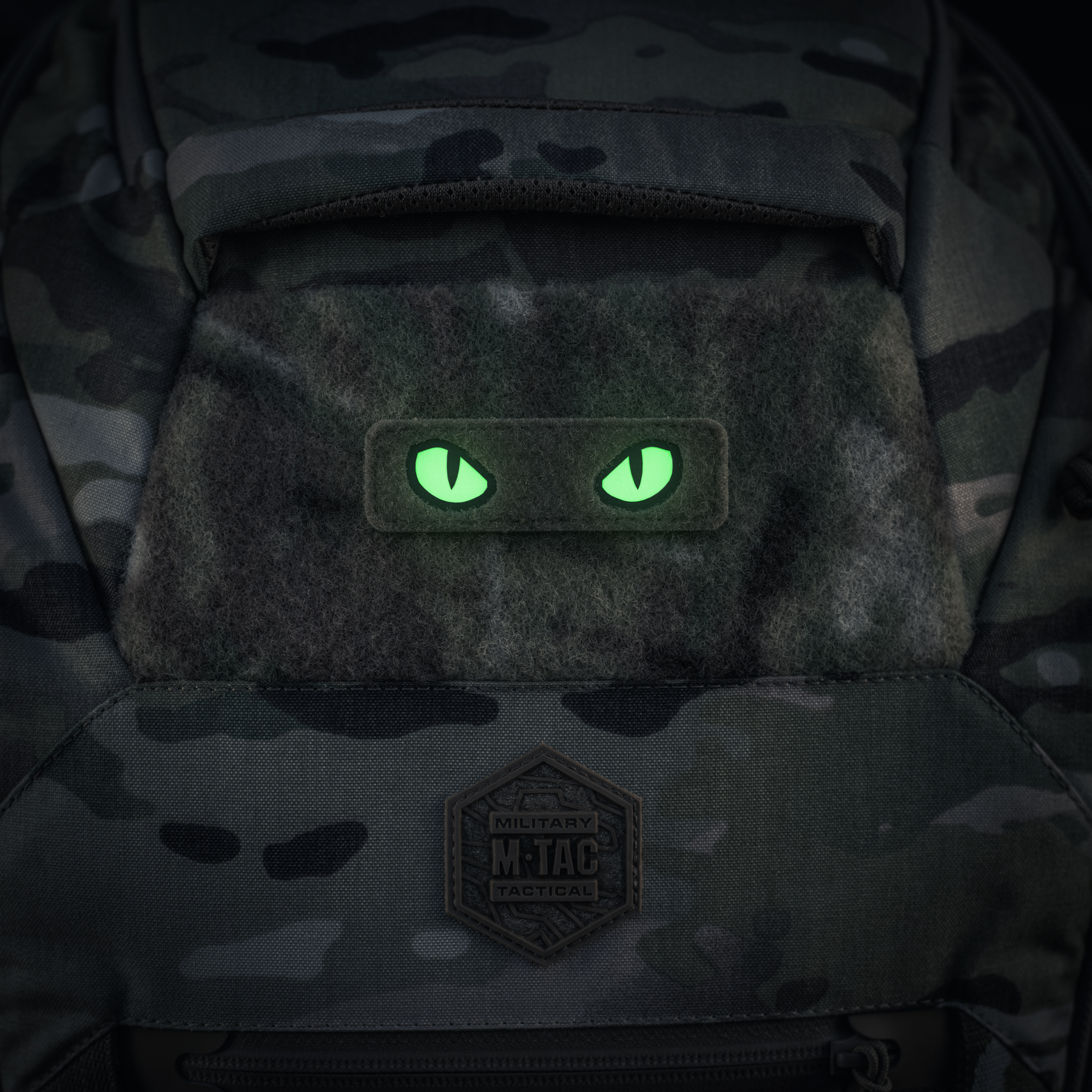 M-Tac нашивка Cat Eyes (Type 2) Laser Cut Coyote/GID — 5