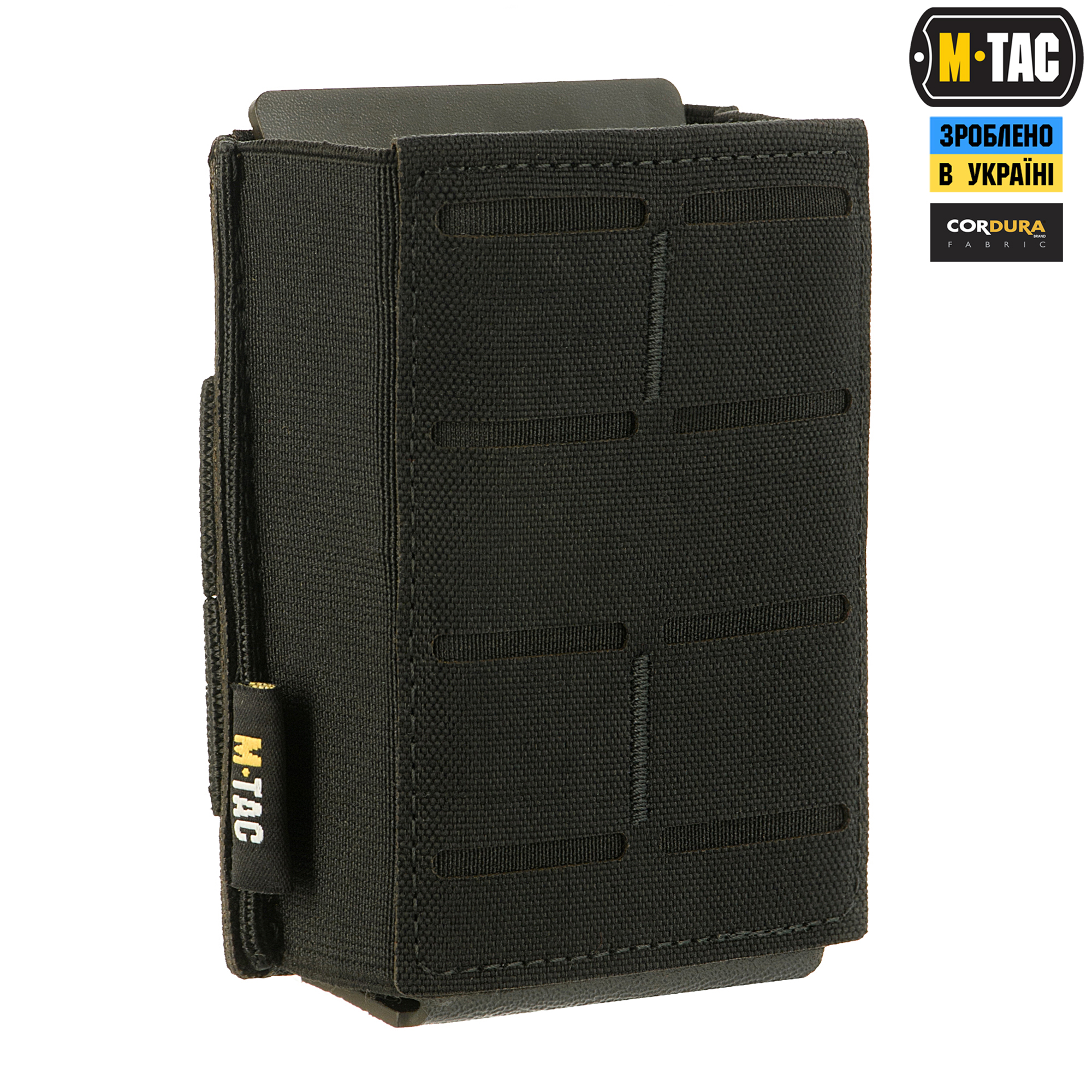 M-Tac подсумок для магазина на резинке (10 см) Laser Cut Black — 4