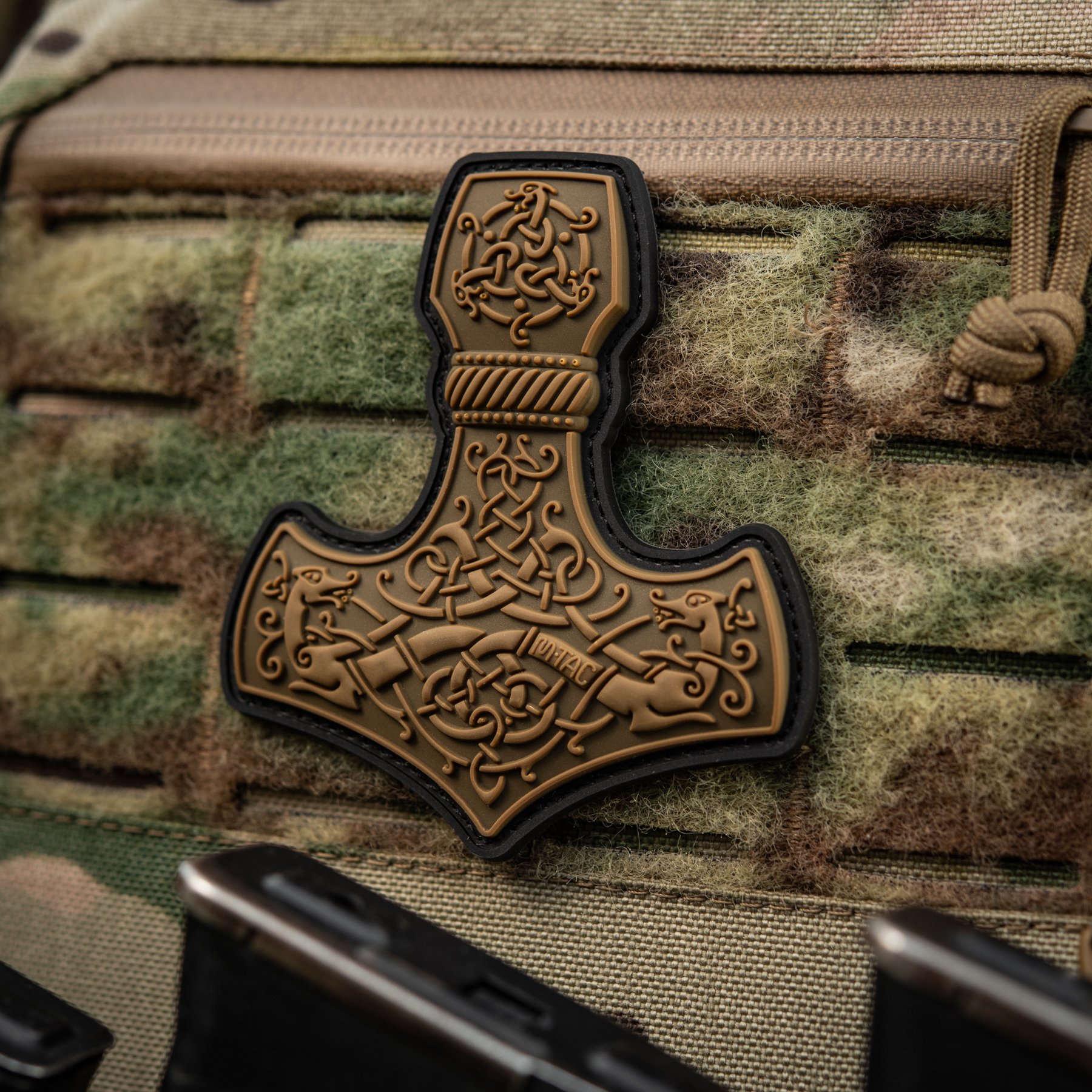 M-Tac нашивка Mjölnir Large PVC Coyote — 8