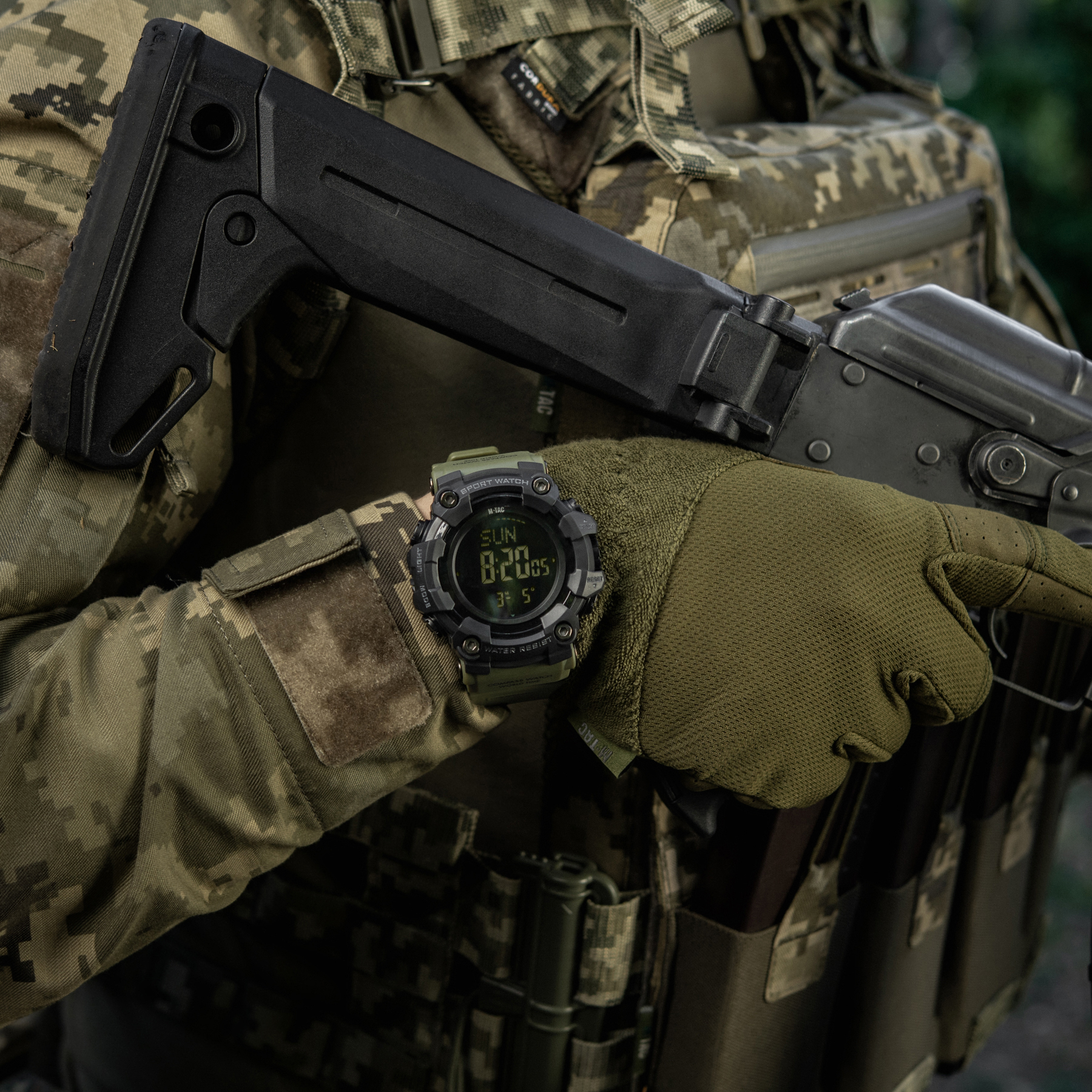 M-Tac часы тактические 2037 Army Green — 6