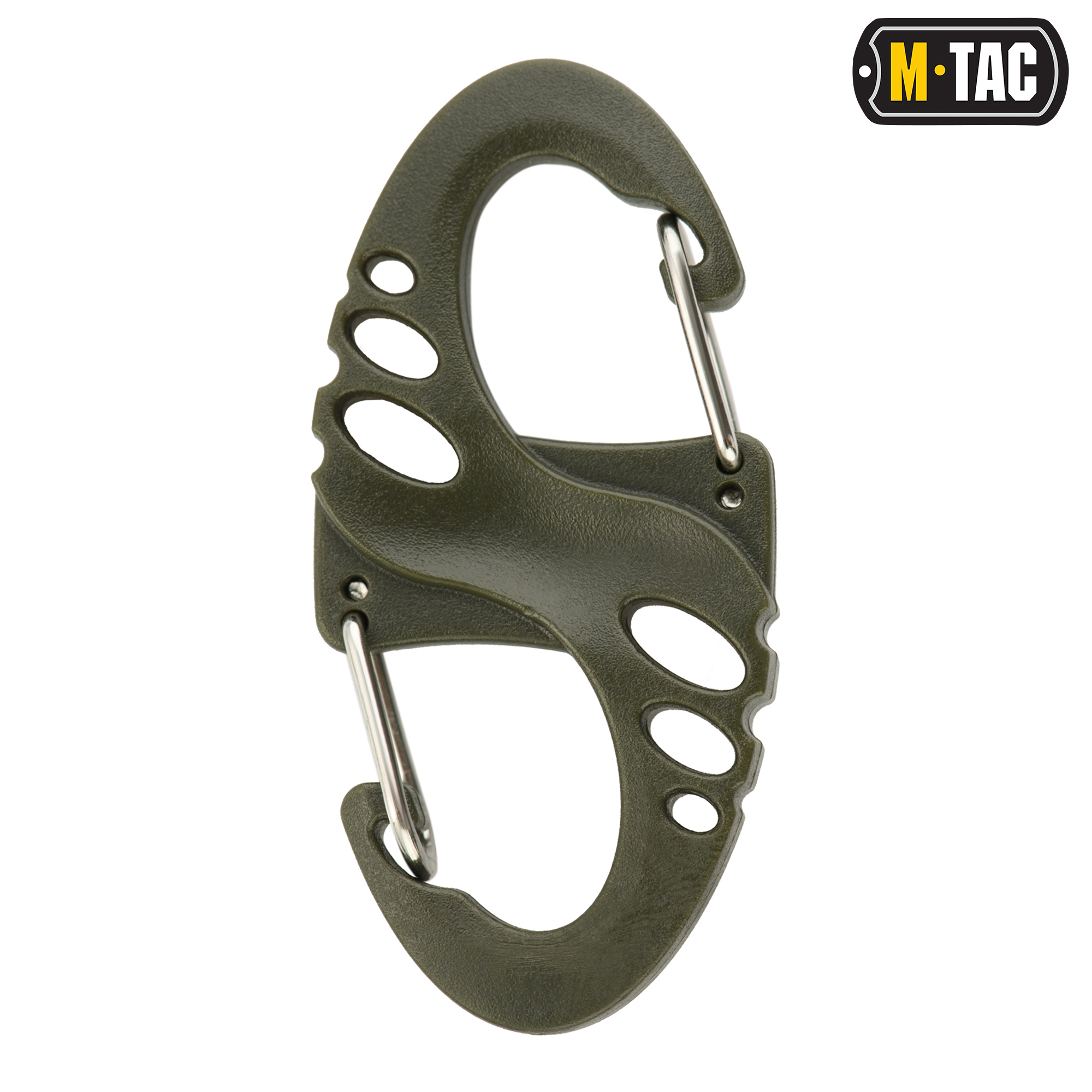 M-Tac карабин S-Hook пластиковый Olive — 3