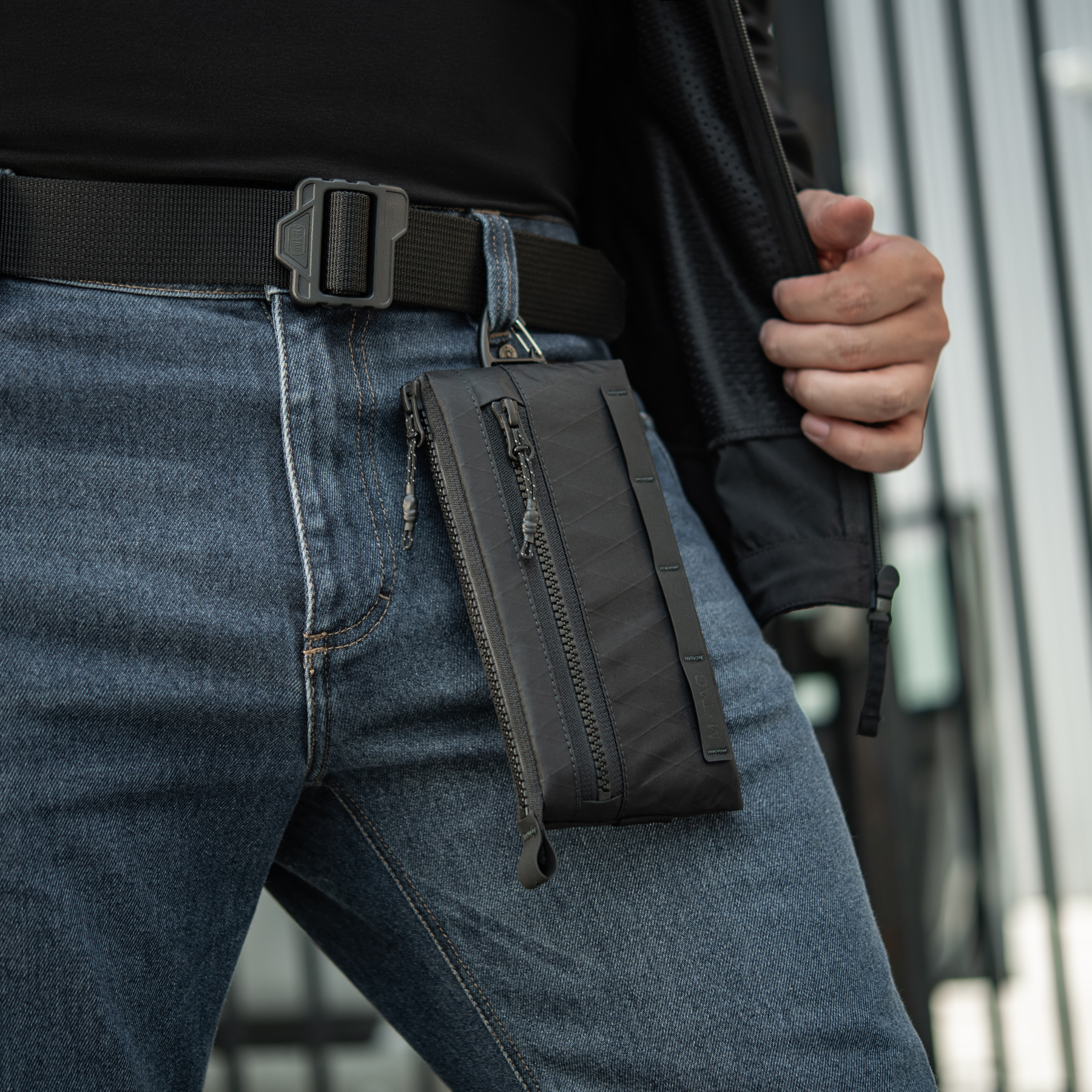 M-Tac кошелек горизонтальный с карабином X-Pac Elite Black — 16