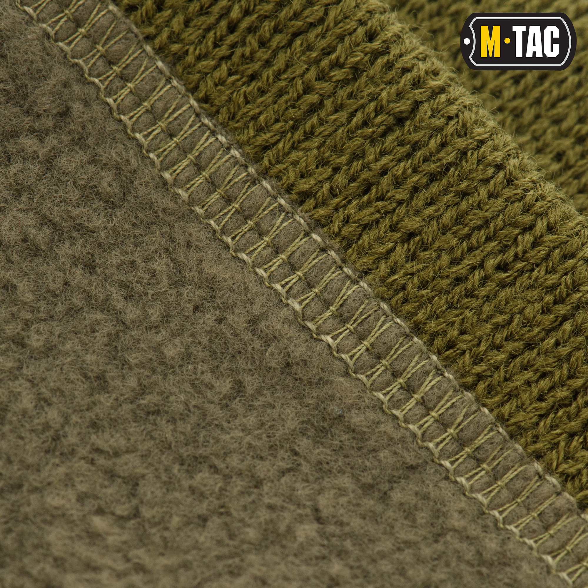 M-Tac шапка акрил/флис Olive — 7