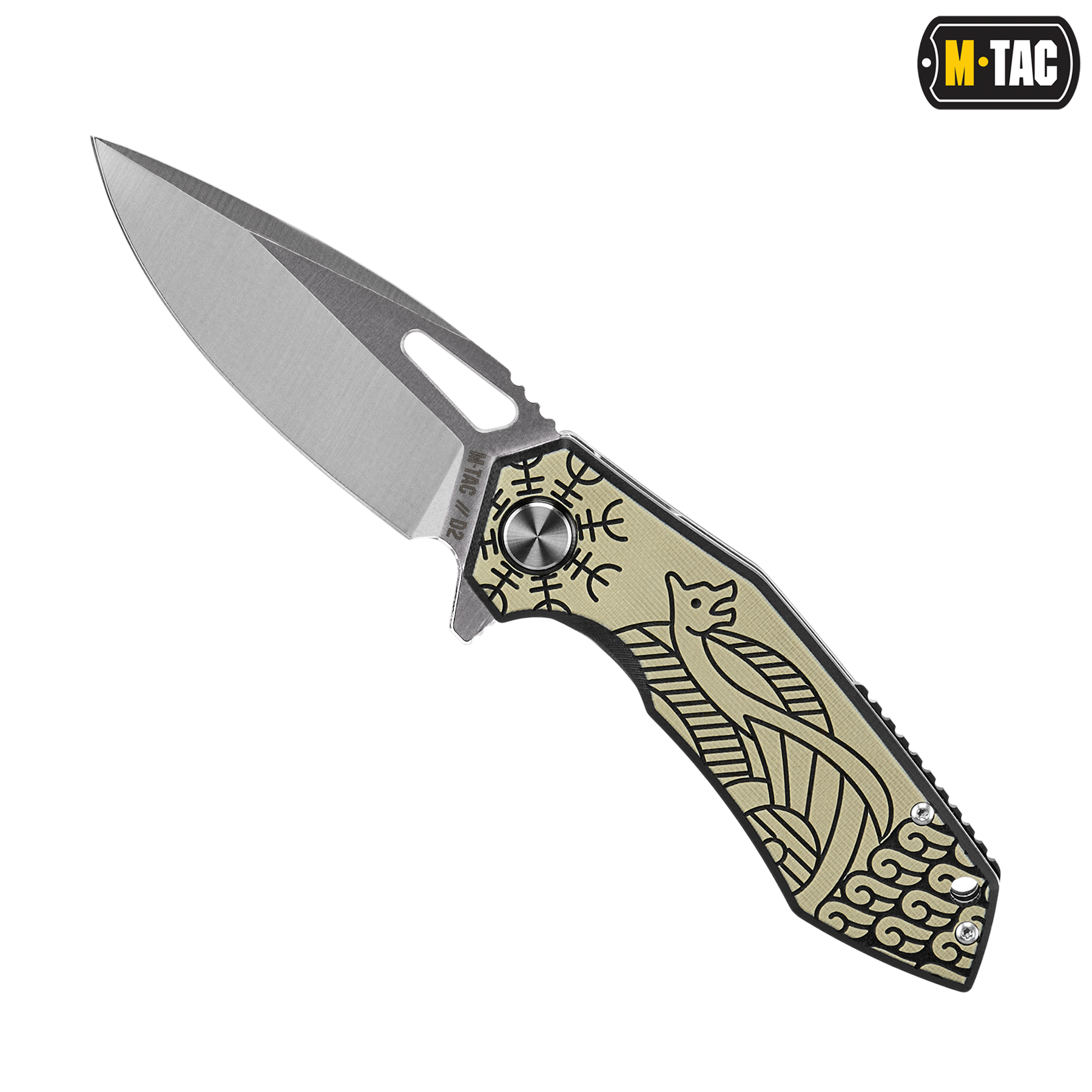 M-Tac нож складной Type 12 Scandinavian Black/Sand — 3