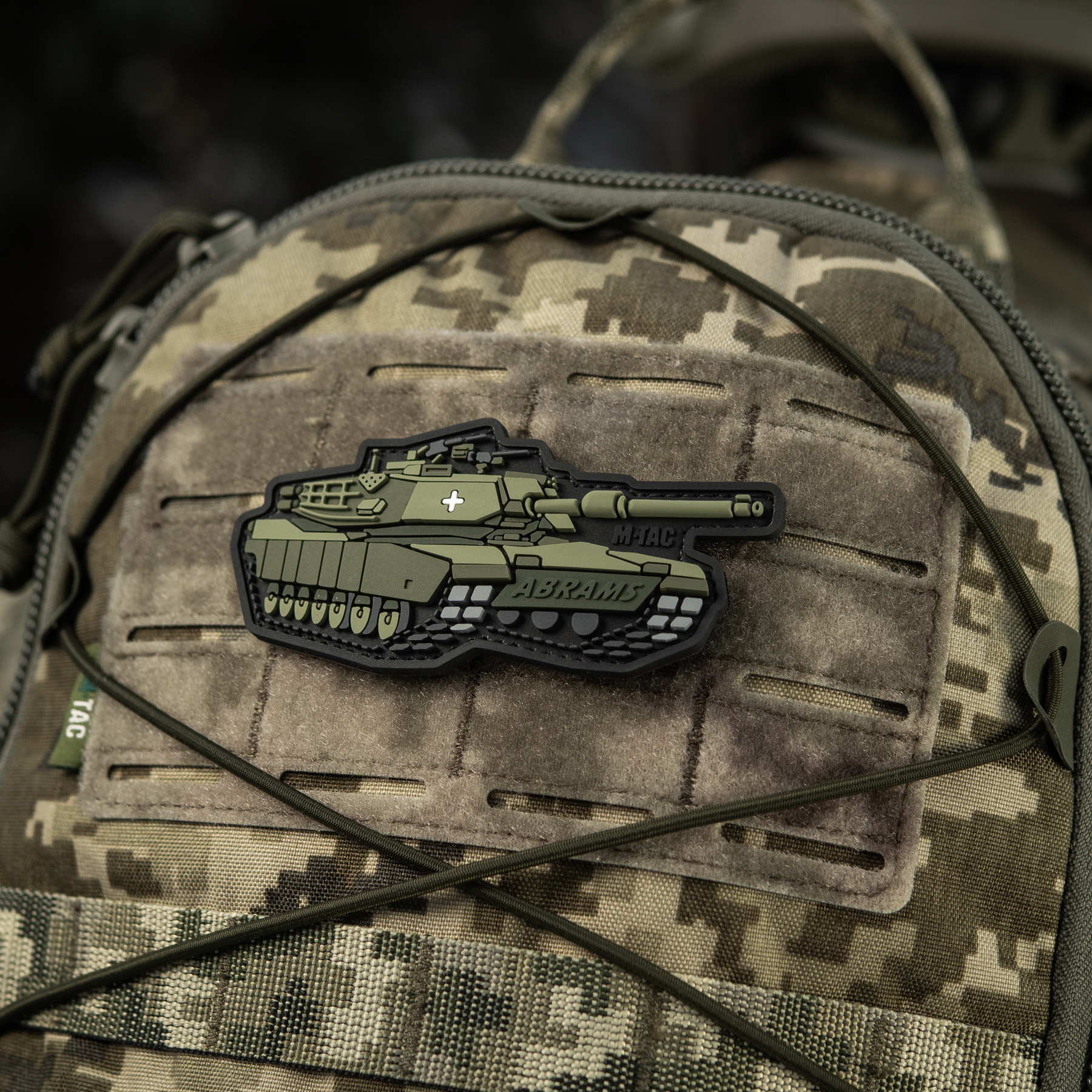 M-Tac нашивка ABRAMS (PVC) olive — 13