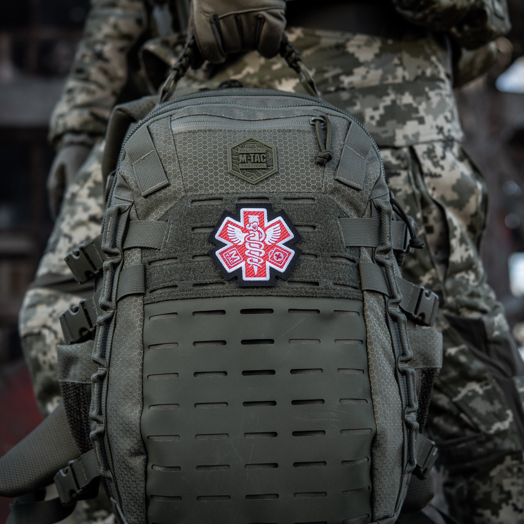 M-Tac нашивка Paramedic (вышивка) Black — 13