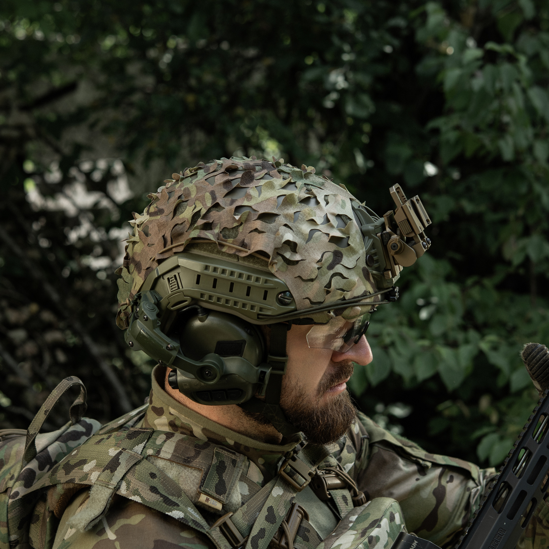 M-Tac кавер на шлем Вільха FAST Multicam — 11