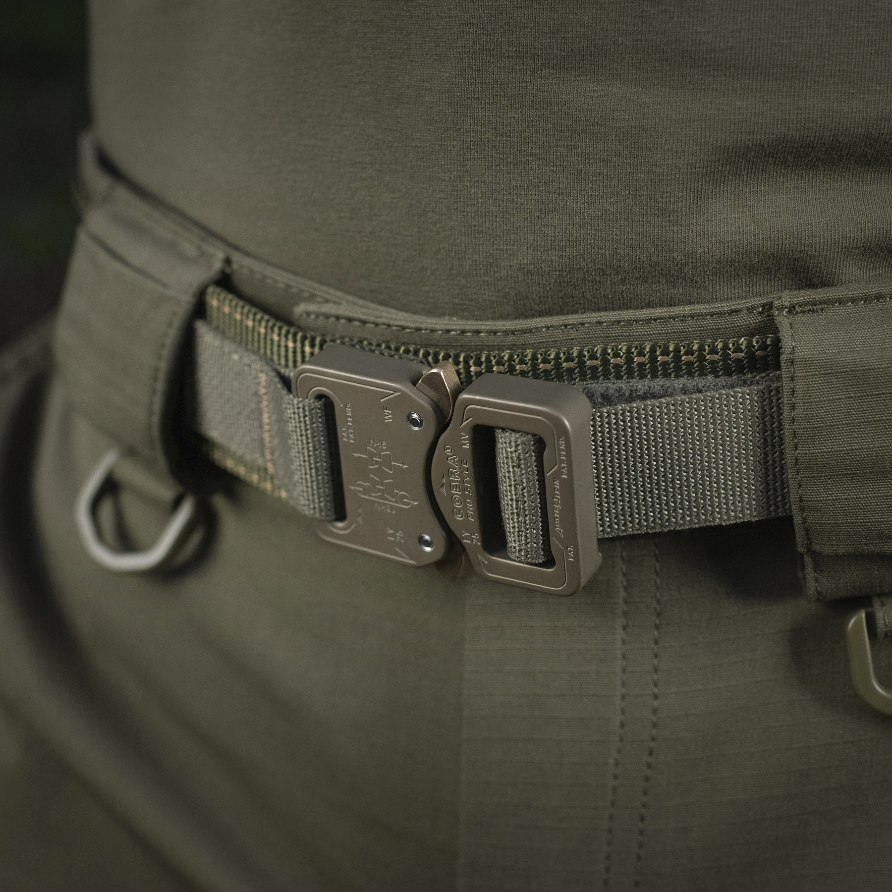 M-Tac ремень Cobra Buckle Belt Ranger Green — 8