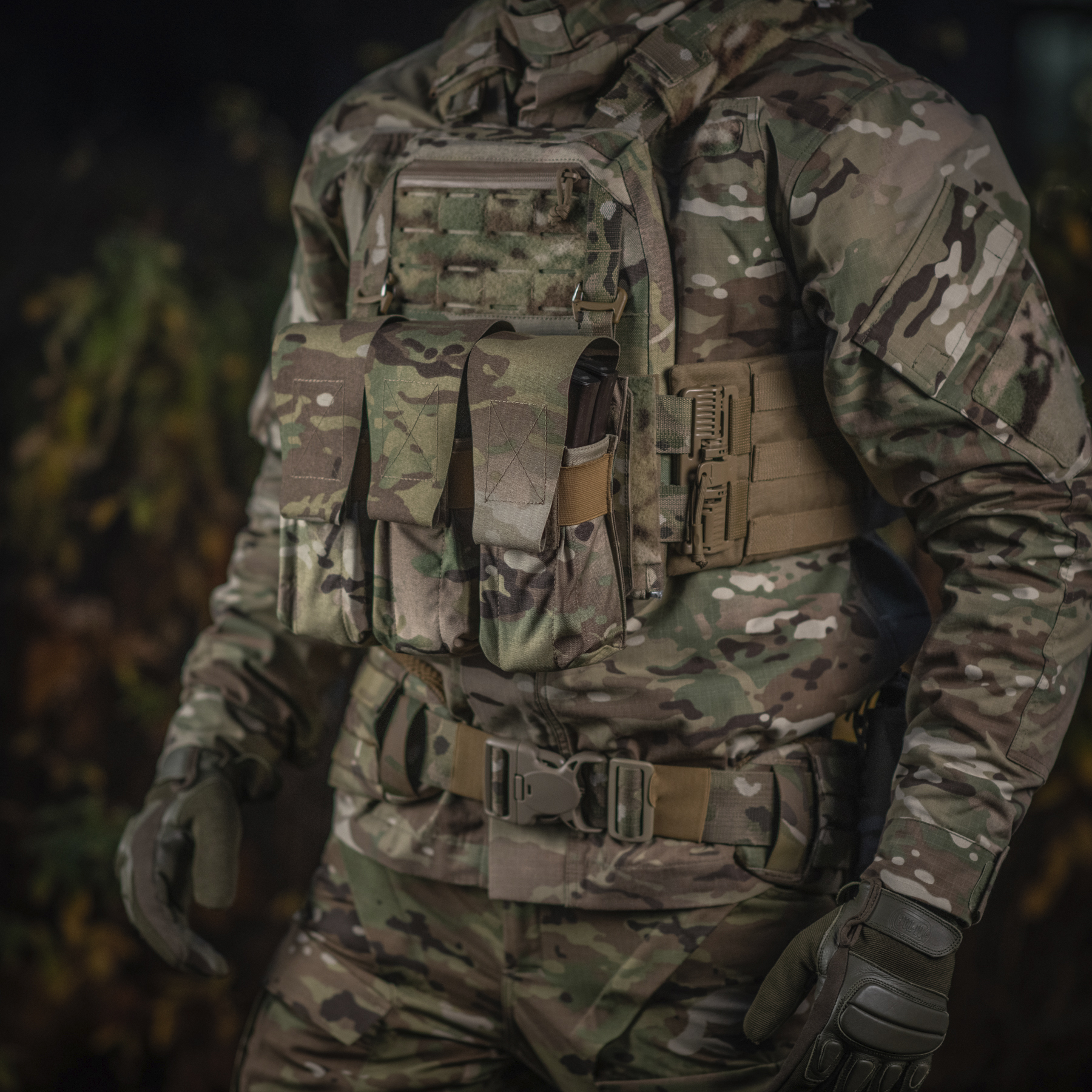 M-Tac подсумок на два магазина закрытый Multicam — 12