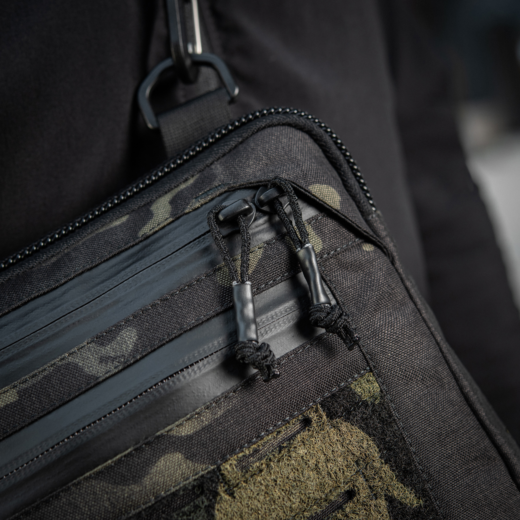 M-Tac сумка Admin Bag Medium Elite с липучкой Multicam Black/Black — 19