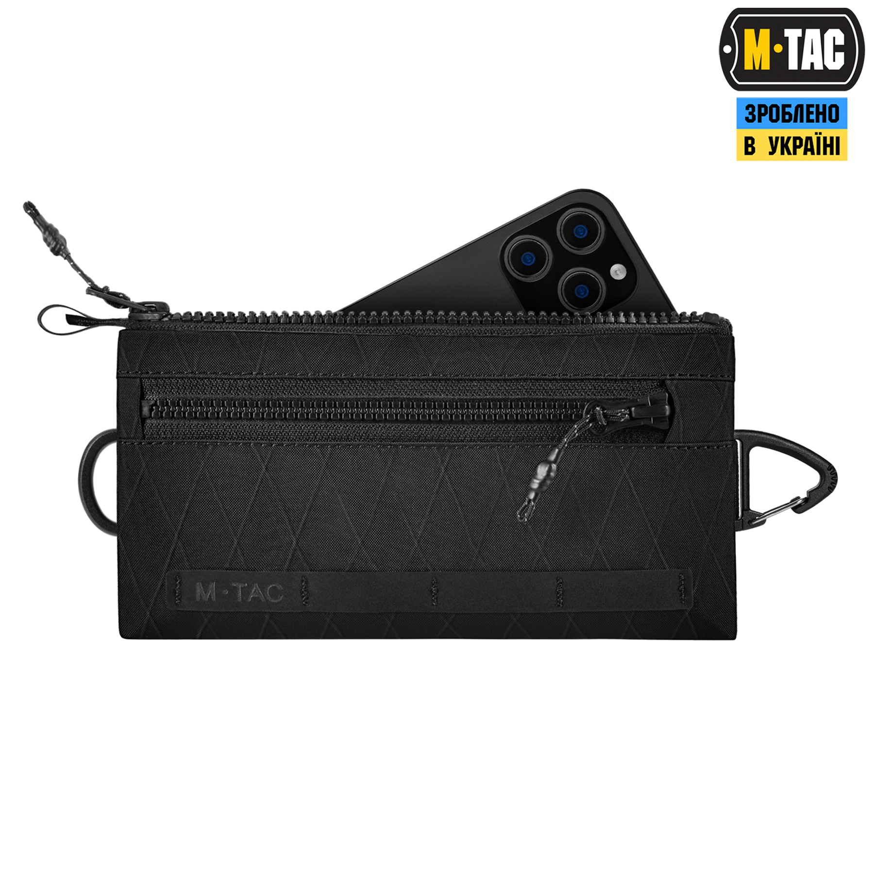 M-Tac кошелек горизонтальный с карабином X-Pac Elite Black — 6