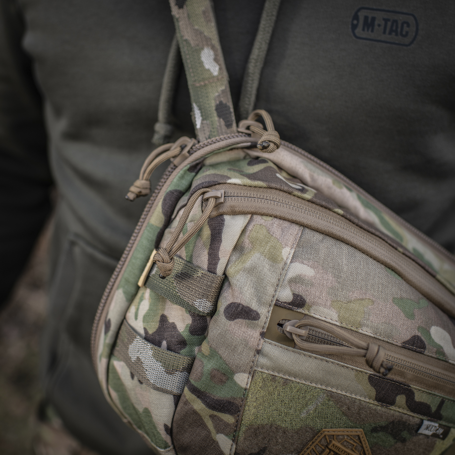 M-Tac сумка Sphaera Hardsling Bag Large с липучкой Elite Multicam — 29
