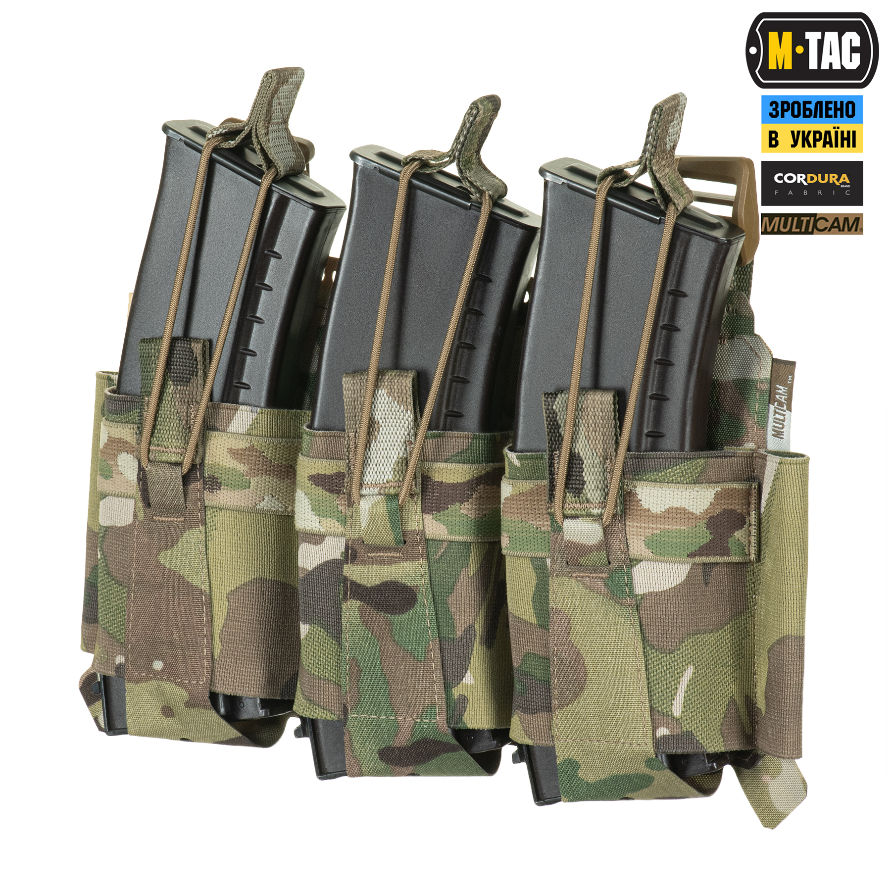 M-Tac передняя панель для плитоноски Cuirass QRS на три магазина Multicam — 5
