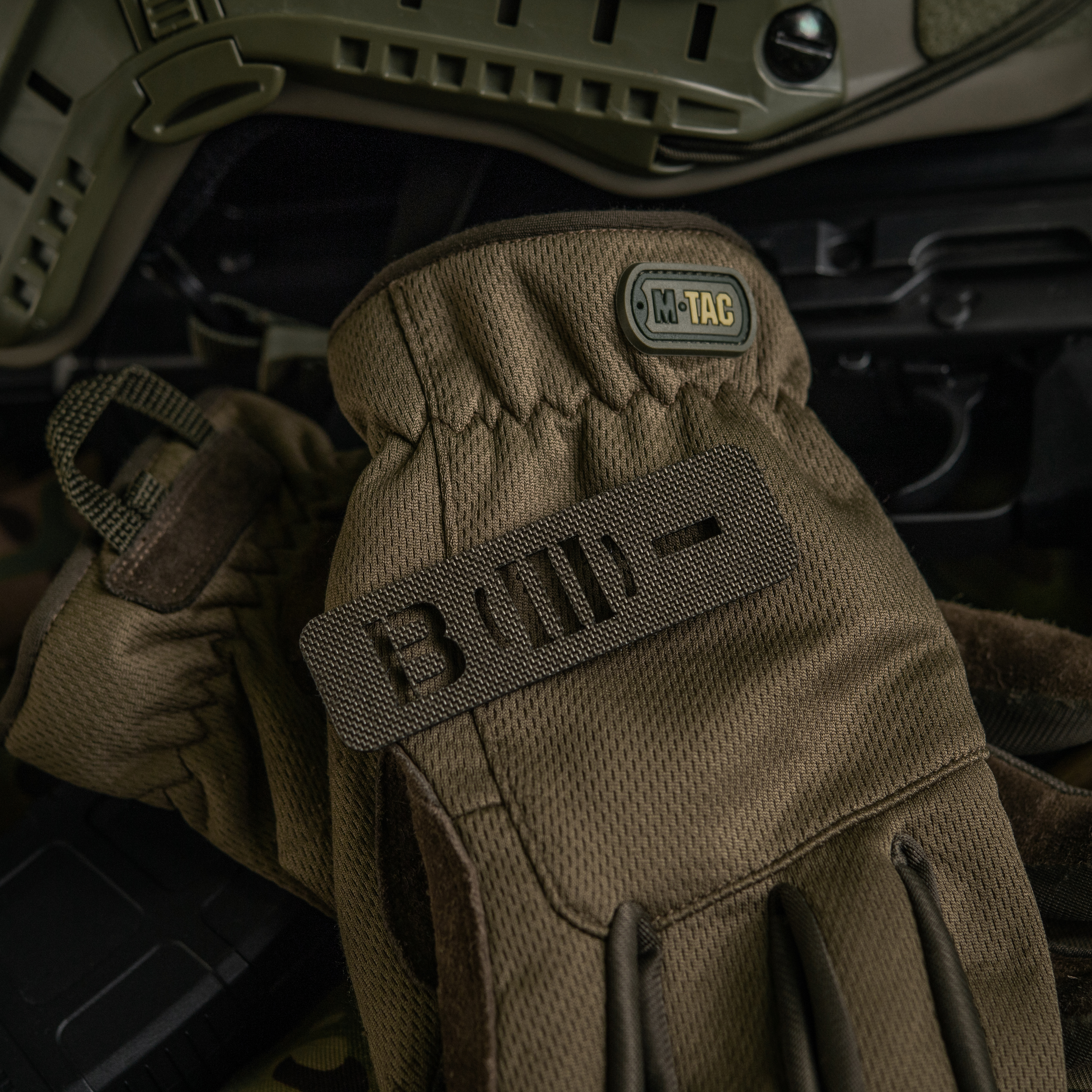 M-Tac нашивка группа крови B (III) - сквозная Laser Cut 25х80 Ranger Green — 8
