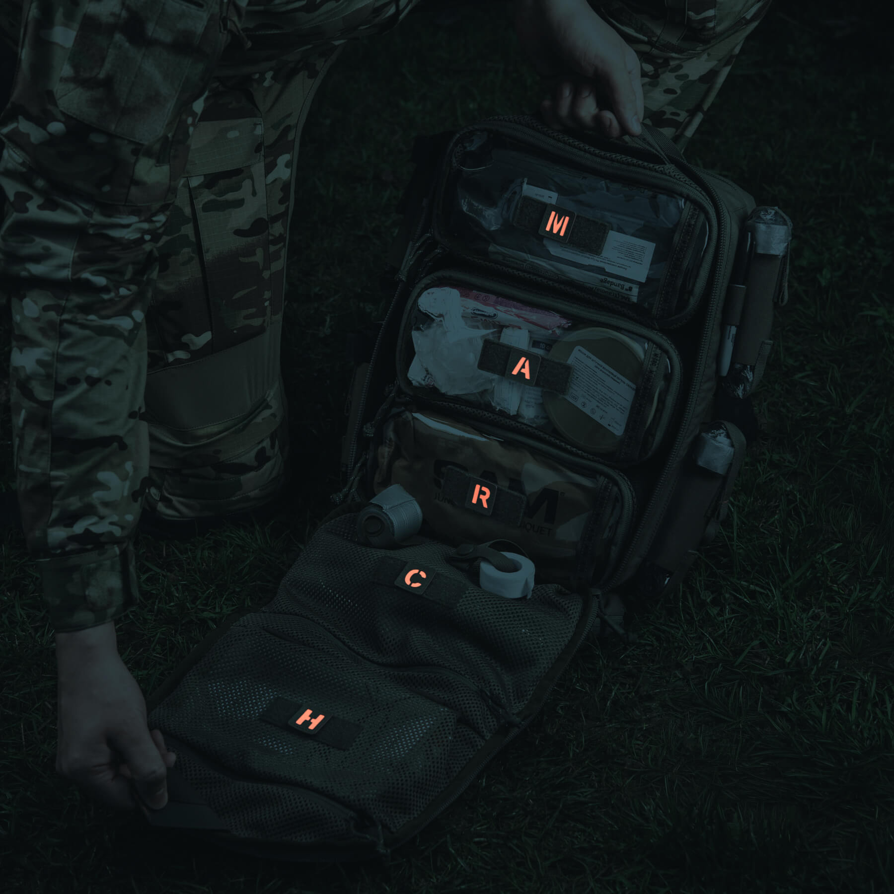 M-Tac нашивка MARCH Ranger Green/Red/GID — 11