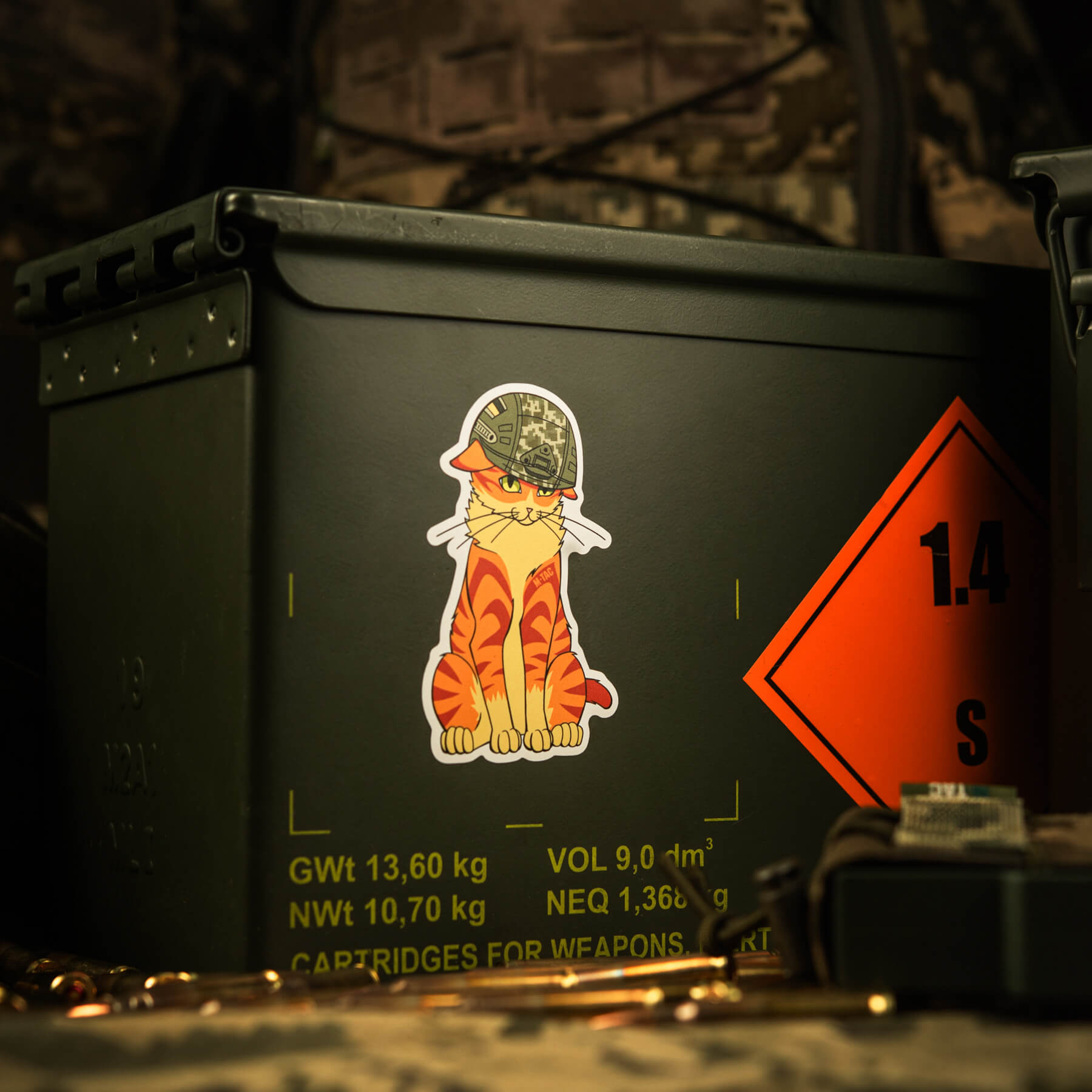 M-Tac наклейка Orange Cat — 6