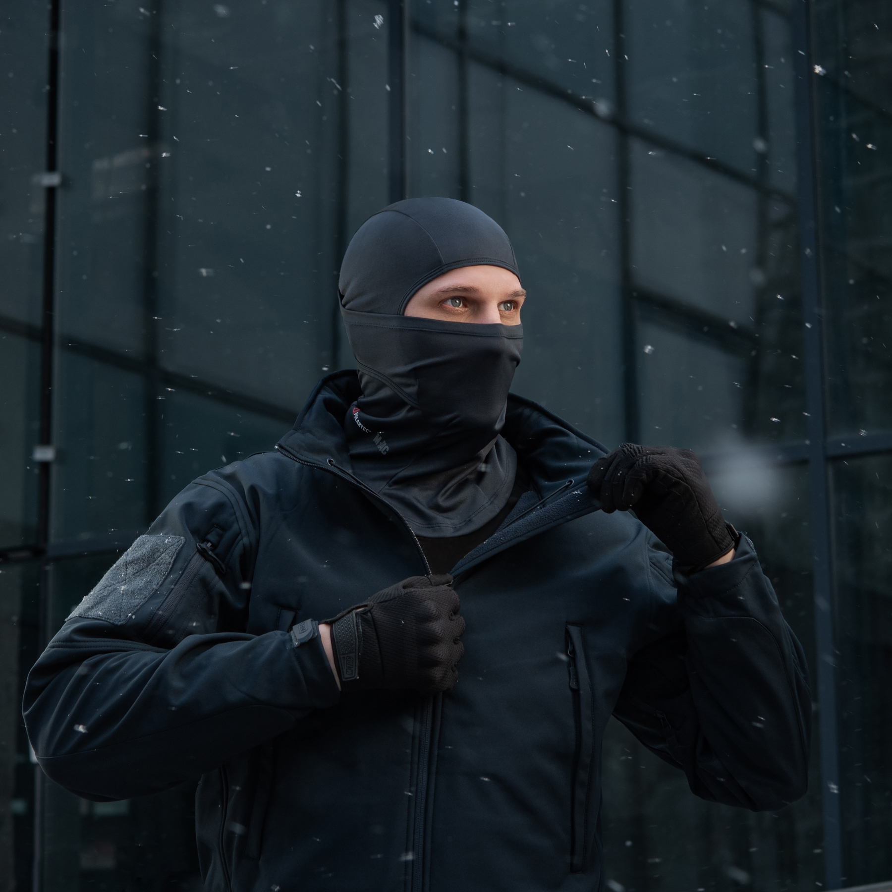 M-Tac балаклава-ниндзя потоотводящая Polartec Dark Navy Blue — 6