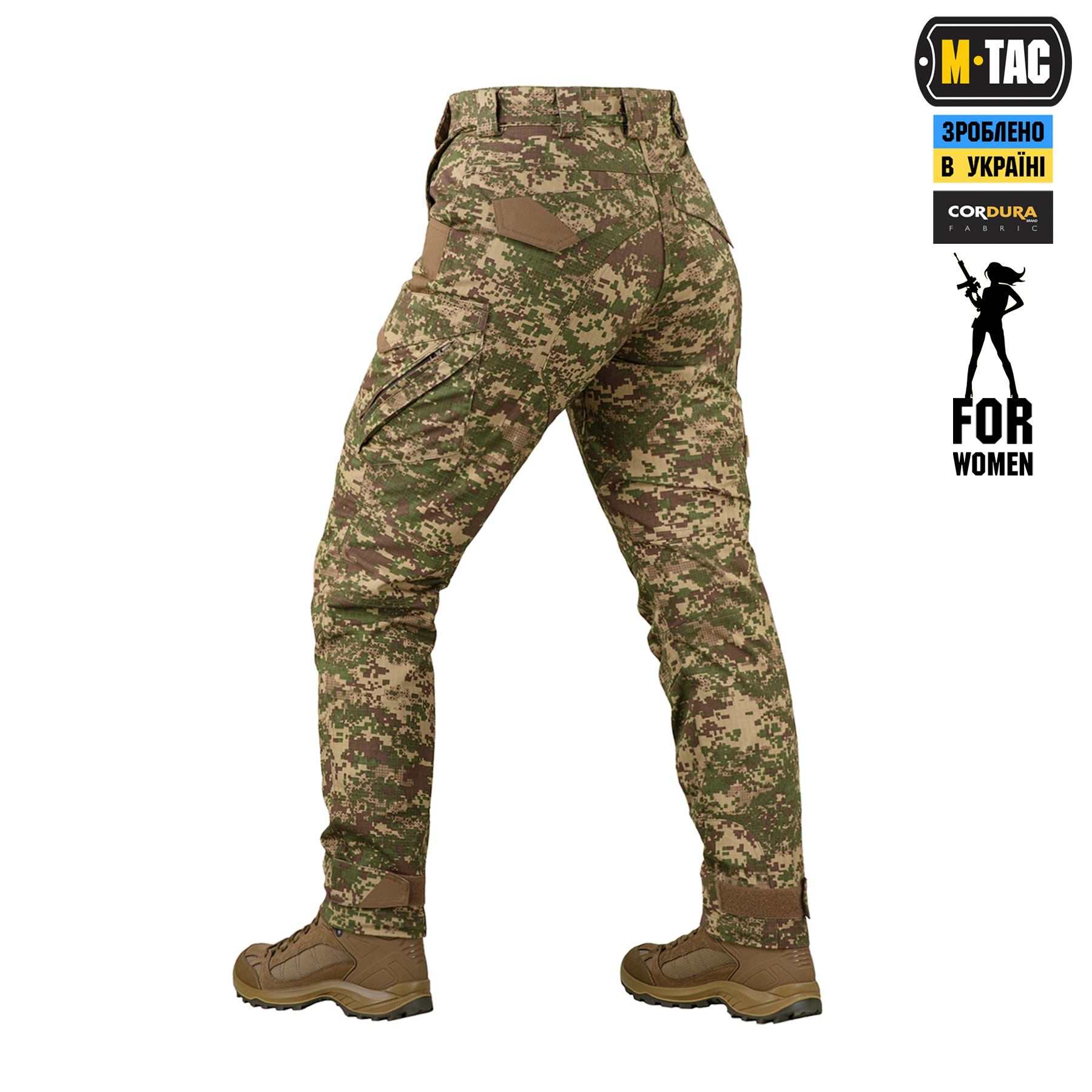 M-Tac брюки Aggressor Lady рип-стоп NGU Camo — 5